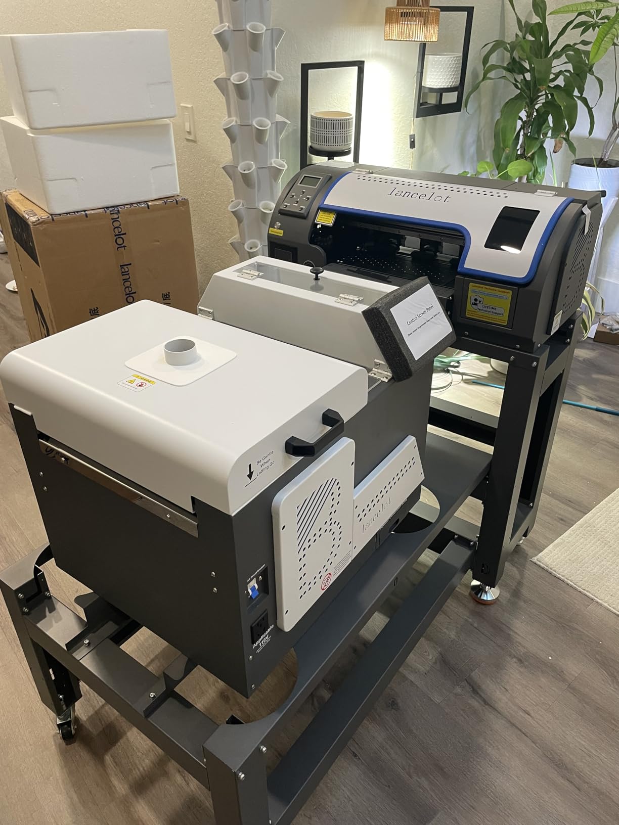 Lancelot M1630 Pro DTF Printer Bundle: Ultimate Automatic T-Shirt Printing Station w/Smart Maintenance, Mobile Workstation & Pro-Grade Equipment - Perfect for Startups & Small Businesses customer photo 1