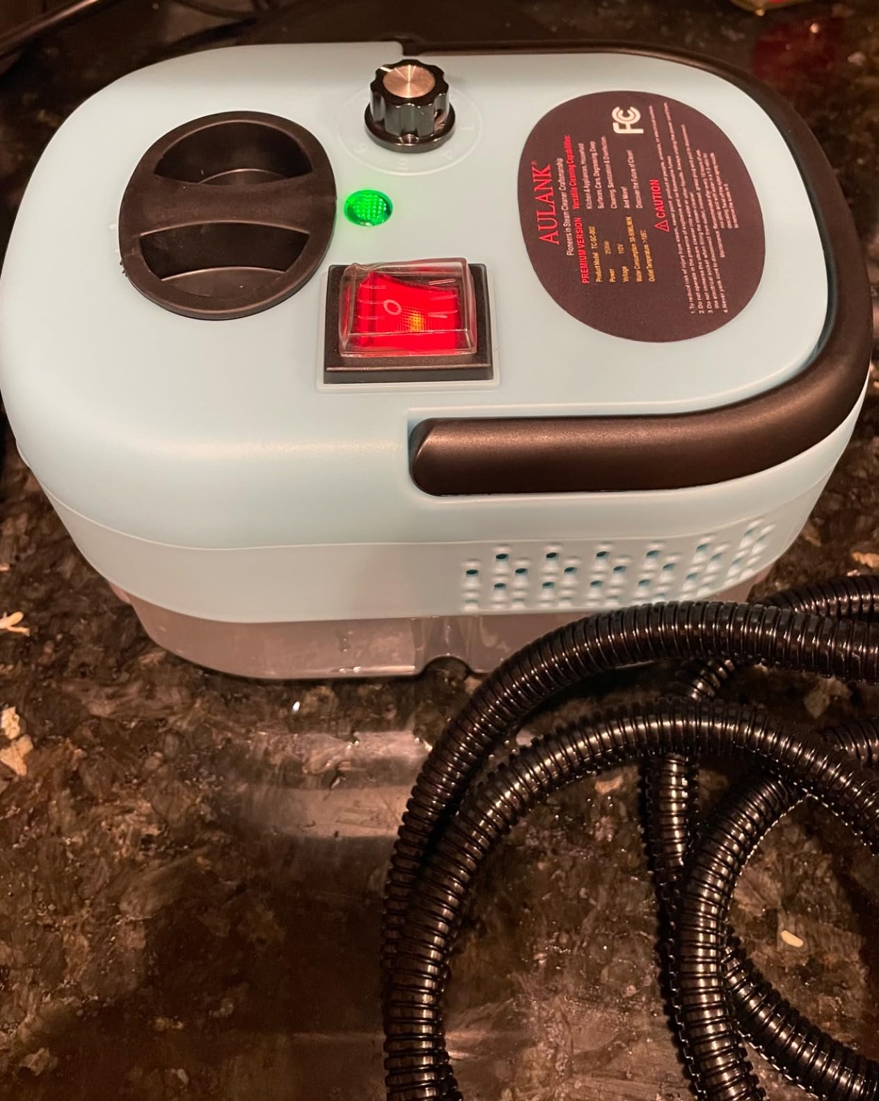 2500W Handheld Steam Cleaner, Portable Car Steamer For Auto Detailing, High-Temperature and Pressure Steam Cleaner For Home, Steam Cleaning Machine for Furniture, Kitchen, Grout, Floor, Tile (Gray) customer photo 1