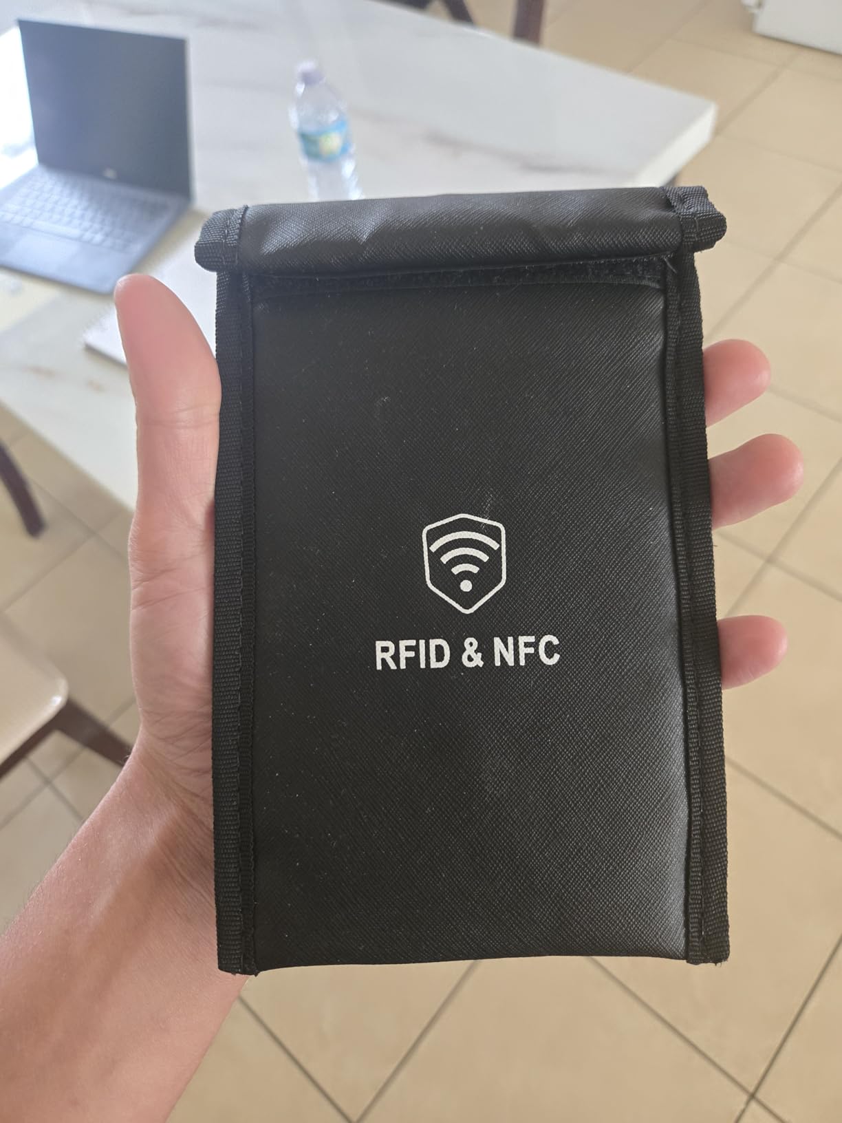 Military Grade Faraday Bags for Phones [5G/Bluetooth/WiFi/GPS] Signal Blocker, Fireproof Waterproof Anti-Scratch | Detachable Wrist Strap, RFID Blocking Anti-Tracking Pouch customer photo 2