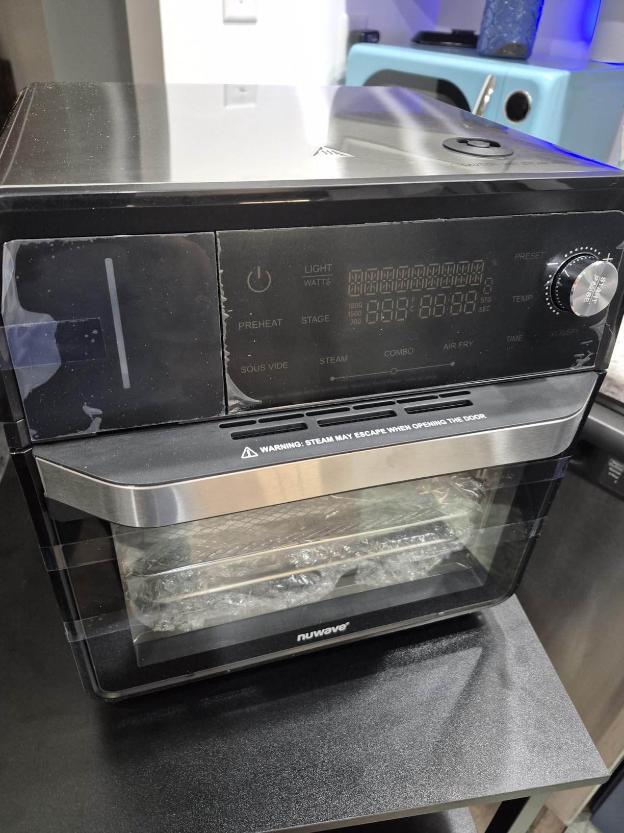 Nuwave PFAS-Free Steam Oven & Air Fryer, All-in-One Convection Cooker with Precision Steam Control, Toast, Air Fry, Sous Vide, Steam & More, Juicier Meats, 120 Presets, 50-450°F, Stainless Steel customer photo 2