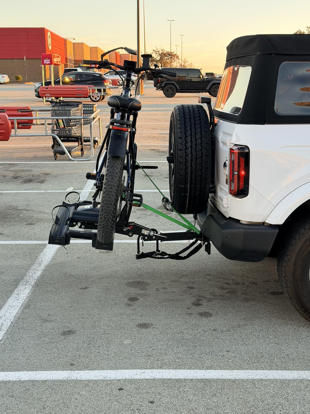 Ebike Rack with Ramp for 2 E-Bikes 200 lbs Capacity Fits 5