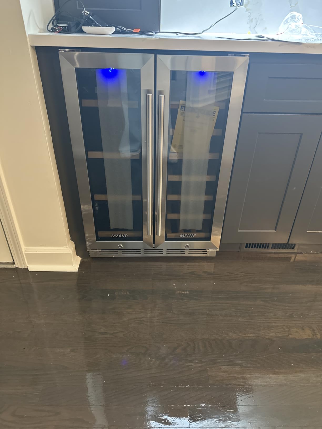 200 Bottle Wine Fridge Dual Zone, 24 Inch Wine Cooler Refrigerator Freestanding or Built-in, Professional Wine Cellar with Advanced Temperature Control and Compressor Cooling, Quiet Operation customer photo 1