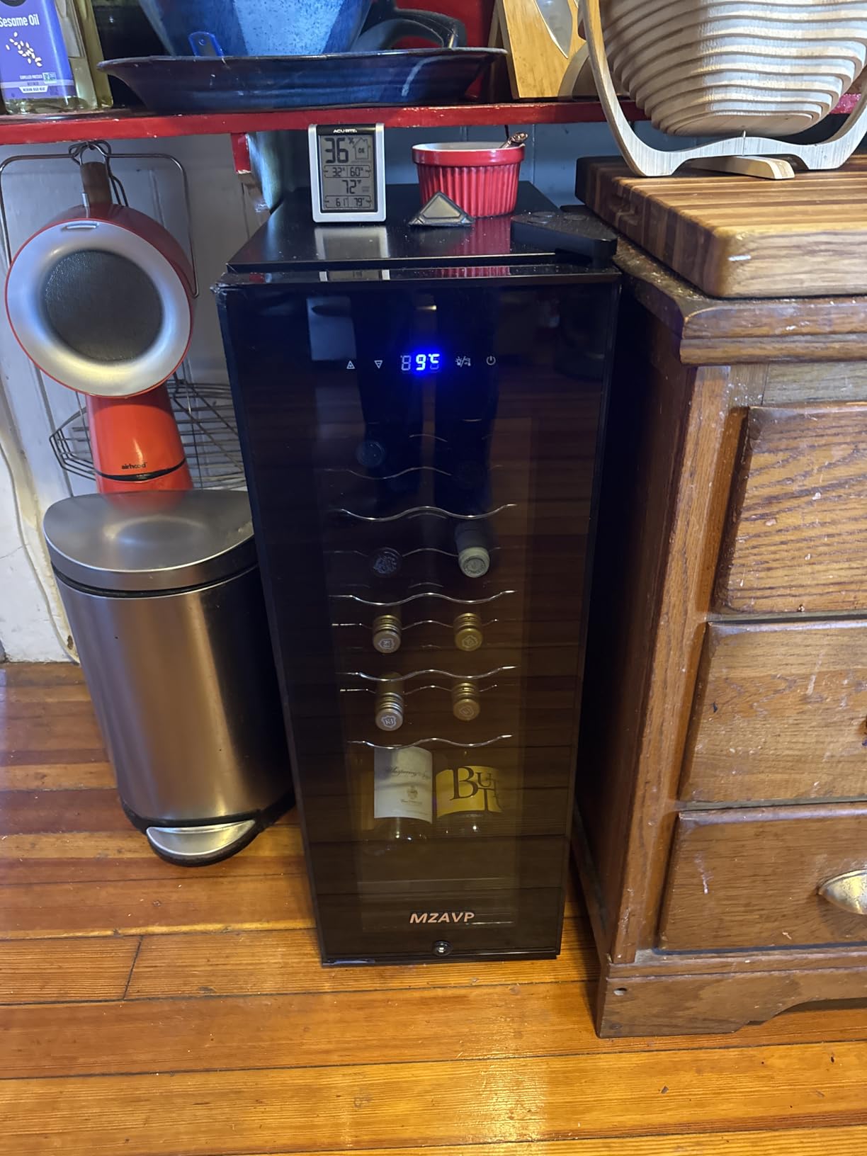 200 Bottle Wine Fridge Dual Zone, 24 Inch Wine Cooler Refrigerator Freestanding or Built-in, Professional Wine Cellar with Advanced Temperature Control and Compressor Cooling, Quiet Operation customer photo 2
