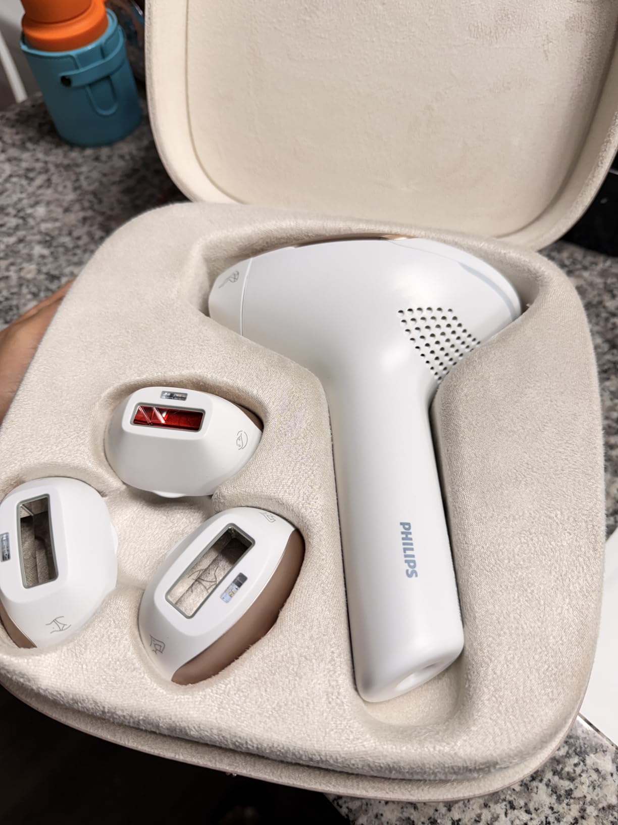 Philips Lumea 9000 Series IPL Hair Removal Device, SenseIQ, 4 Attachments, BRI984/03 customer photo 1