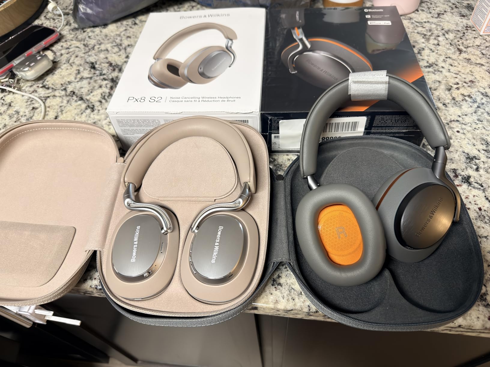 Bowers & Wilkins Px8 S2 Wireless Over-Ear Headphones, Onyx Black, Bluetooth Headphones with Active Noise Cancelling, Hi-Res Audio, 30 Hours of Playtime, USB-C 15-Min Quick Charging customer photo 2