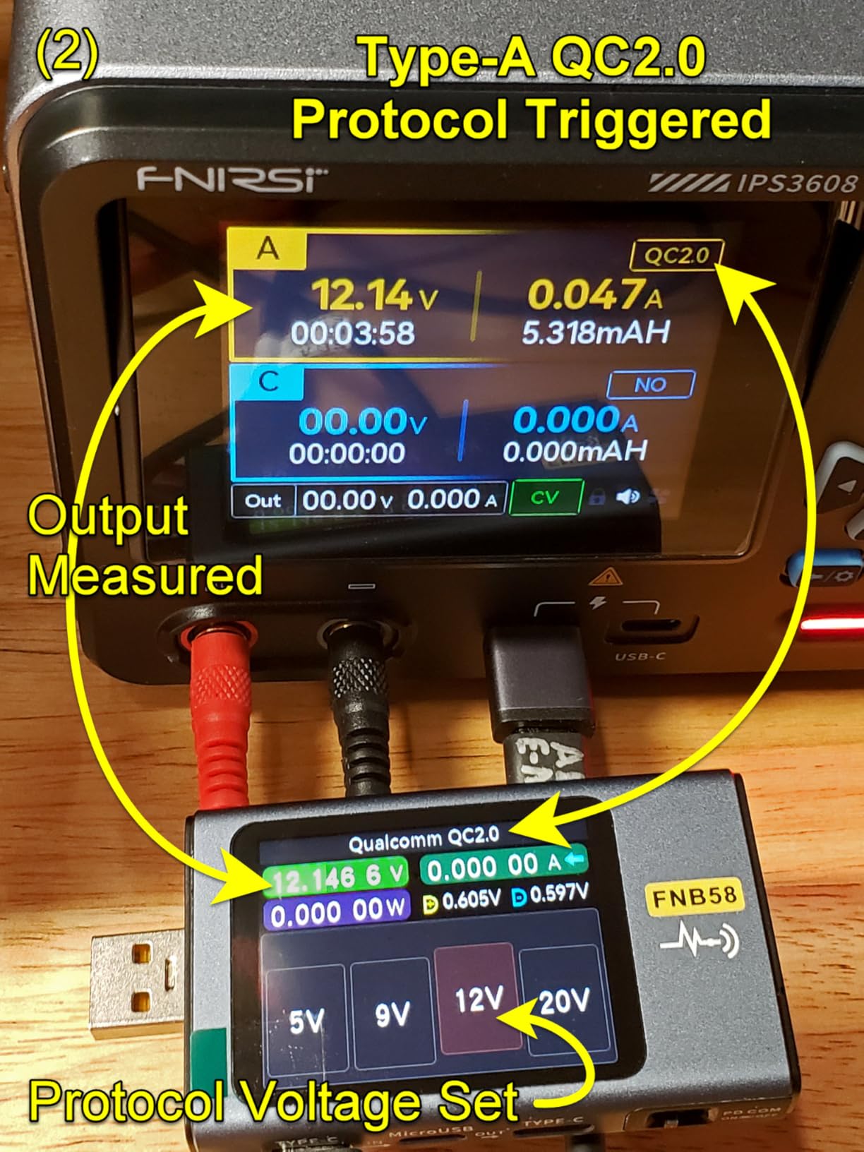 FNIRSI IPS3608 DC Power Supply Variable, 36V 8A Bench Power Supply with <10mV Low Ripple, Aluminum Shell, USB-A&Type-C Port, Day/Night Dual UI, 4-Digit IPS Display, PC Programmable, 6 Preset Data customer photo 1