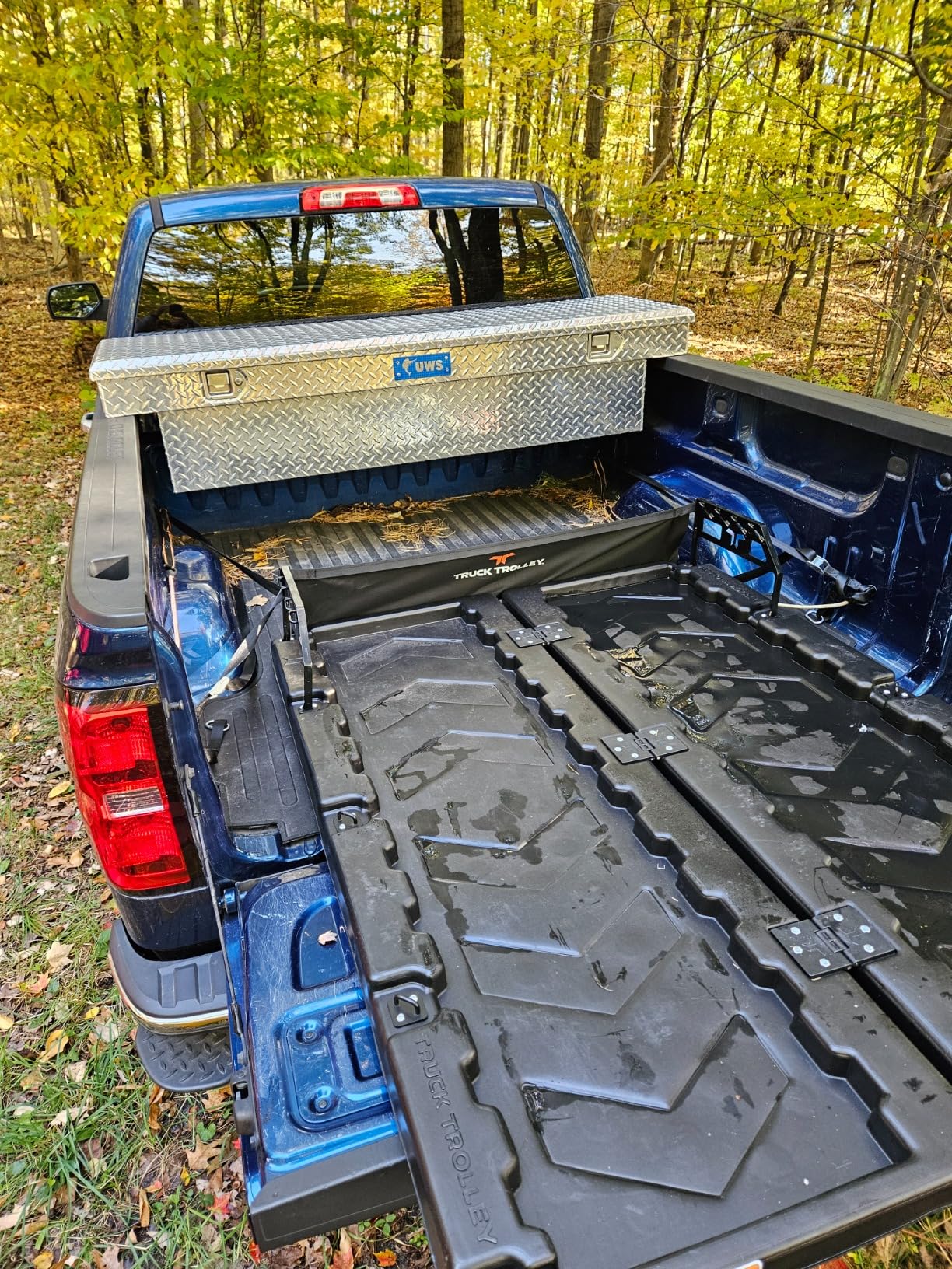 Truck Trolley Truckbed Trolley System with Long Bed Kit fits Truck Beds Over 6.5' | Large Truck Bed Compatibility | TT2201 & TT2201-A03 customer photo 1
