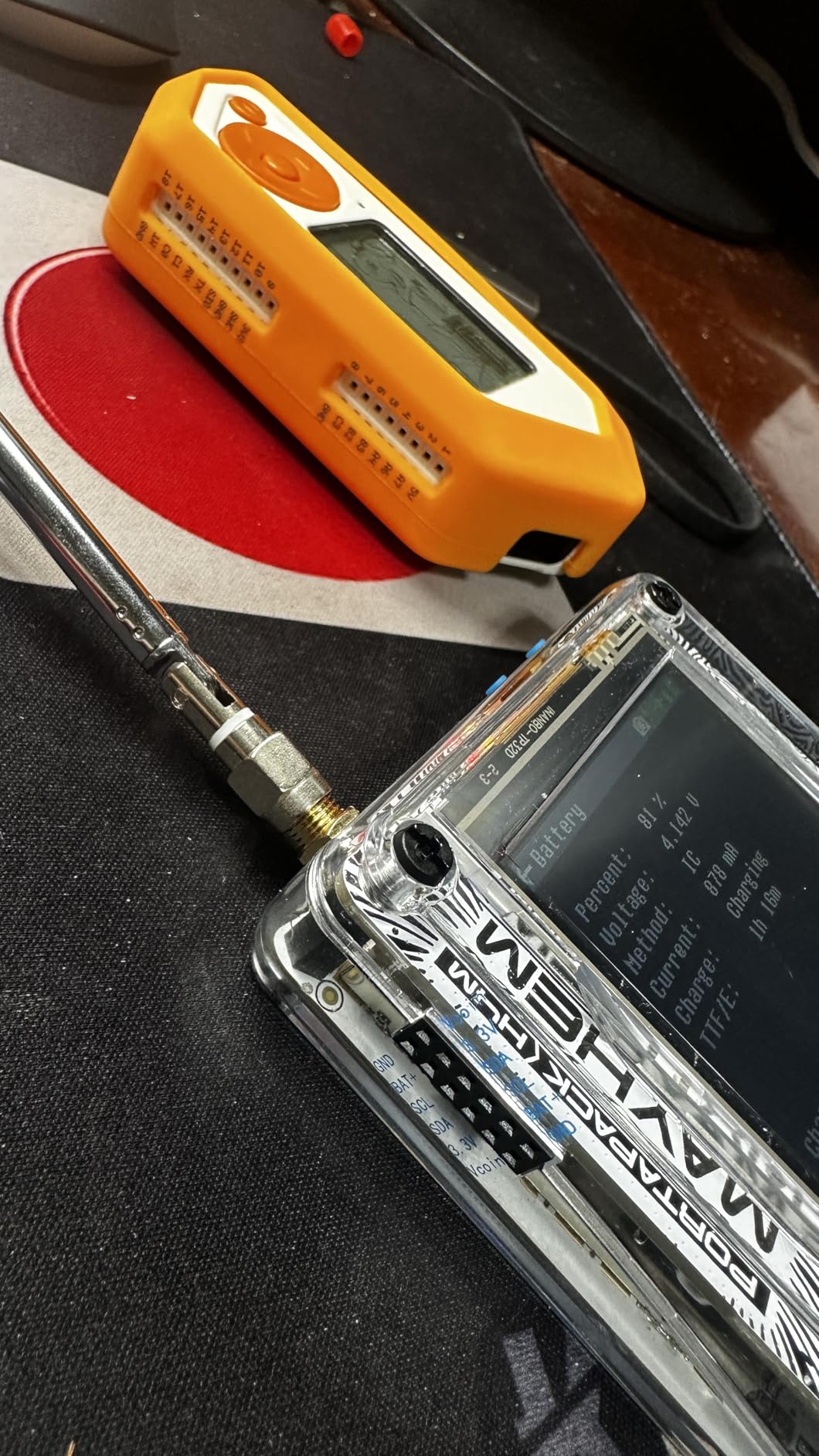 Portapack H4M+ HackRF Kit 1MHz to 6GHz R10C and Mayhem Signature-Edition with Transparent Shell Antennas for Electronics & Engineering Projects customer photo 1