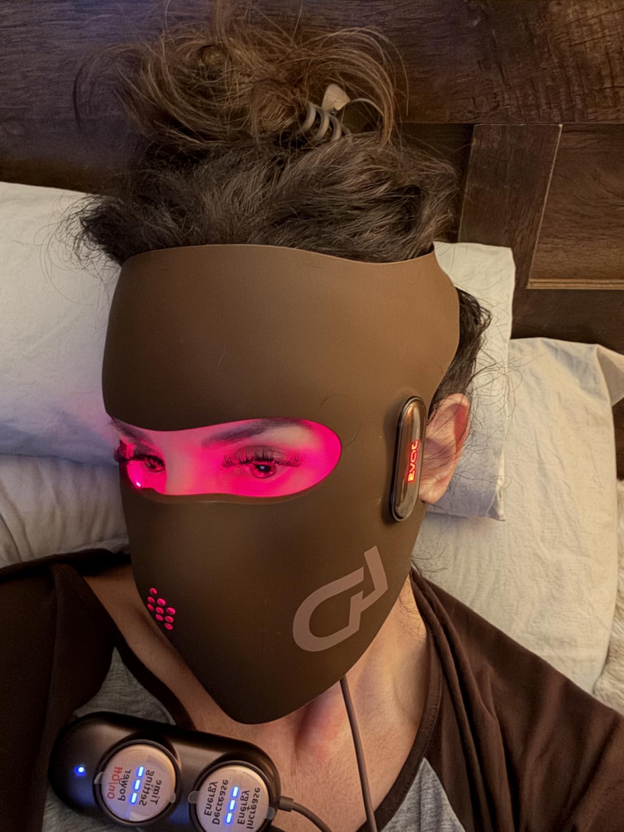 JOVS 4D Laser Light Therapy Mask, Red Light Therapy Mask for Face with FPT Technology, 4 Long Light Waves for Deep Anti-Aging and Wrinkle Reduction, 6x More Powerful than LED Laser Tech customer photo 1