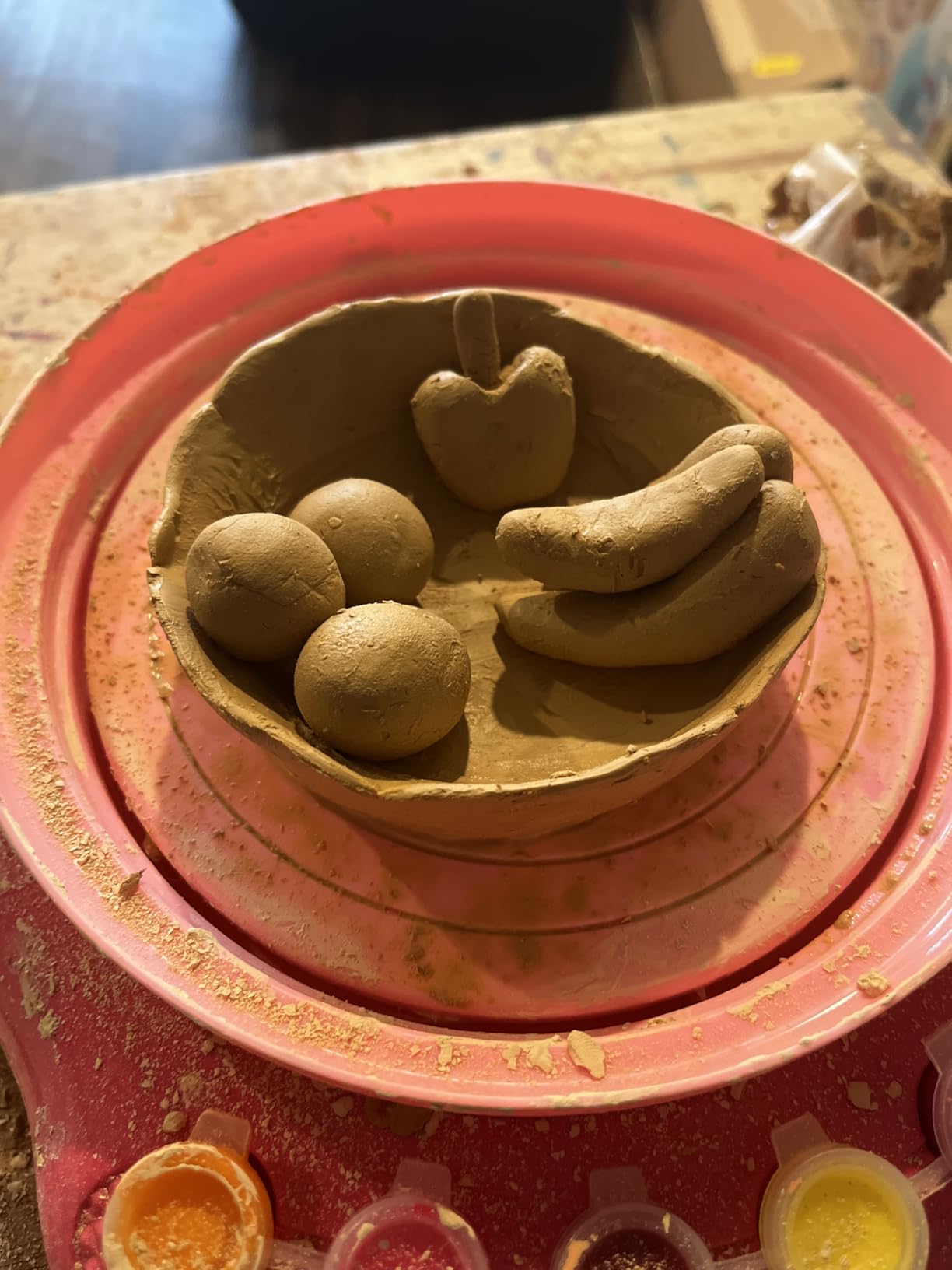 TingingYuli Pottery Wheel for Kids with Clay Kit - Arts and Crafts for Kids Ages 6-8 8-12, Complete Pottery Kit with Air Dry Clay and Painting Tools, Easter Christmas Birthday Gift for Boys Girls customer photo 1