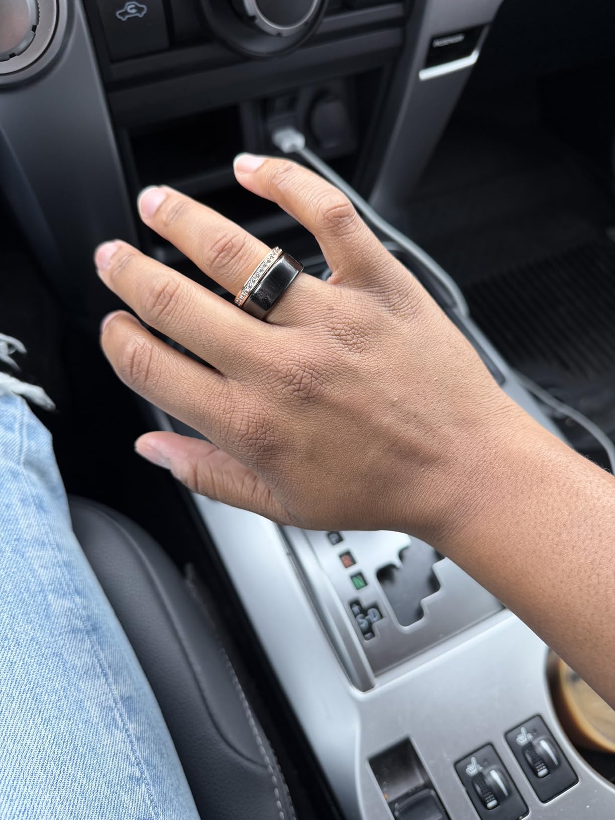 COLMI R02 Smart Ring, a smart Ring for Women and Men, with a Charging case, Supports Heart Rate, Blood Oxygen, Sleep Health Monitoring, and Sports Tracking Ring, No Subscription Fee customer photo 1