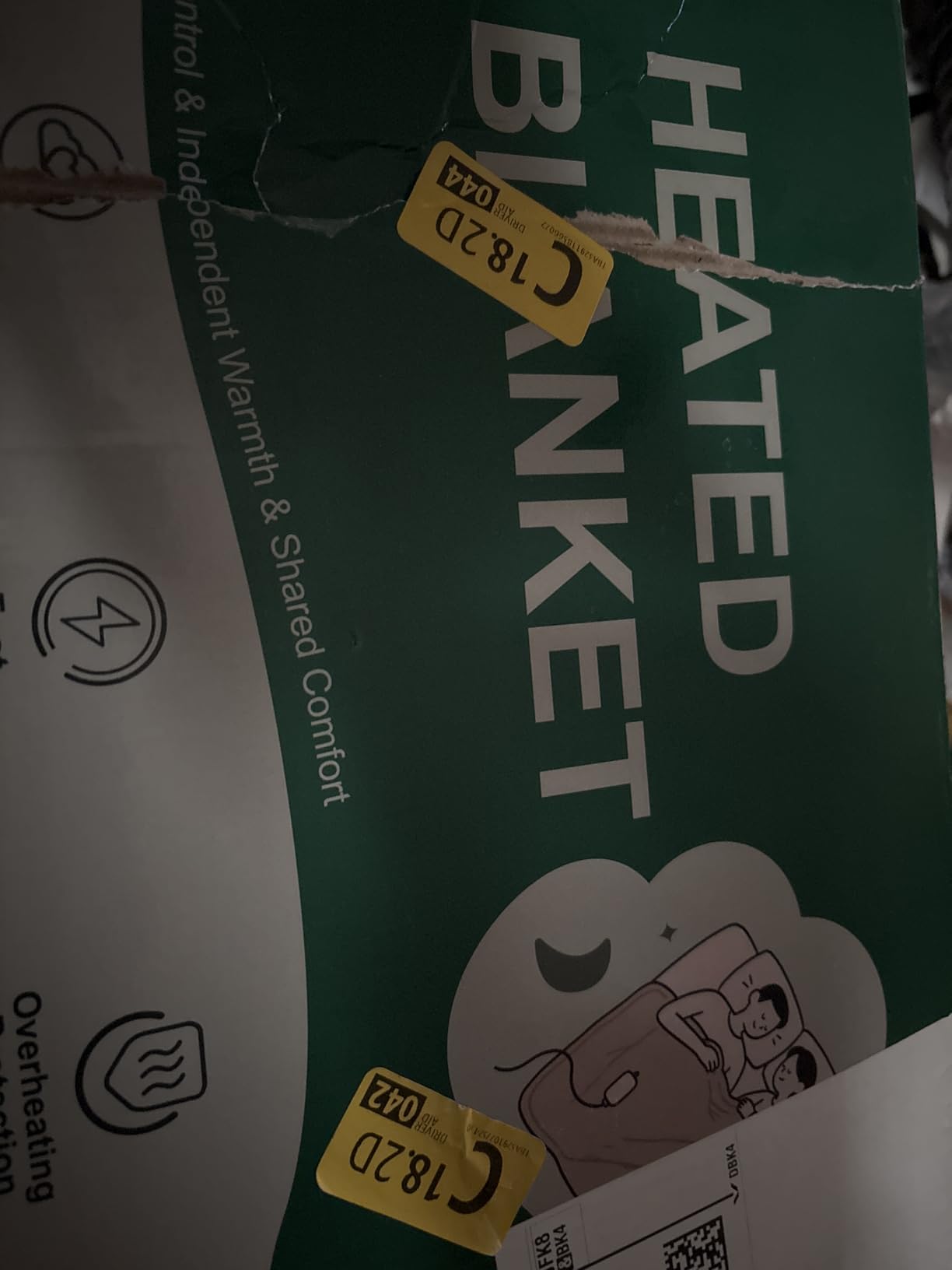 Heated Blanket Queen Size - 84