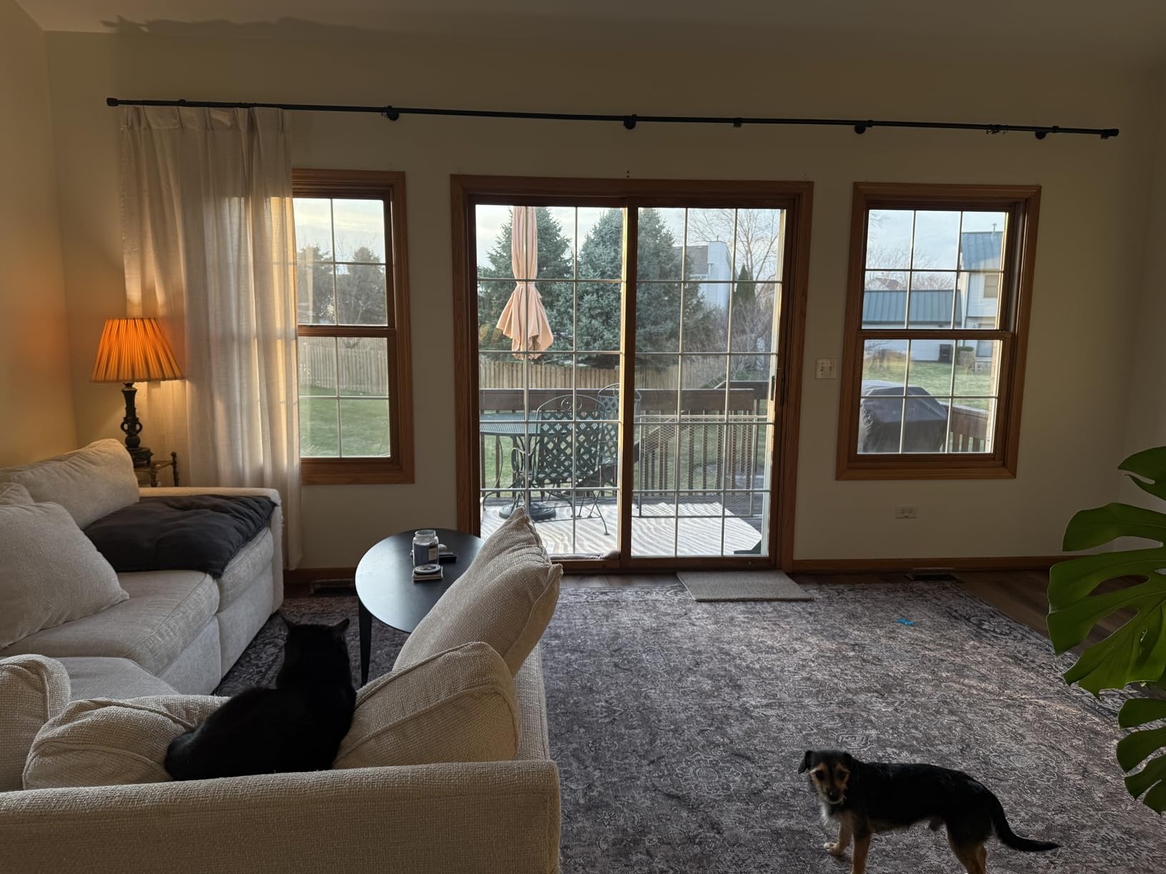 Heavy Duty Extra Long Curtain Rods 144-240 Inches, Adjustable for 12-20ft Large Windows & Sliding Doors - 1