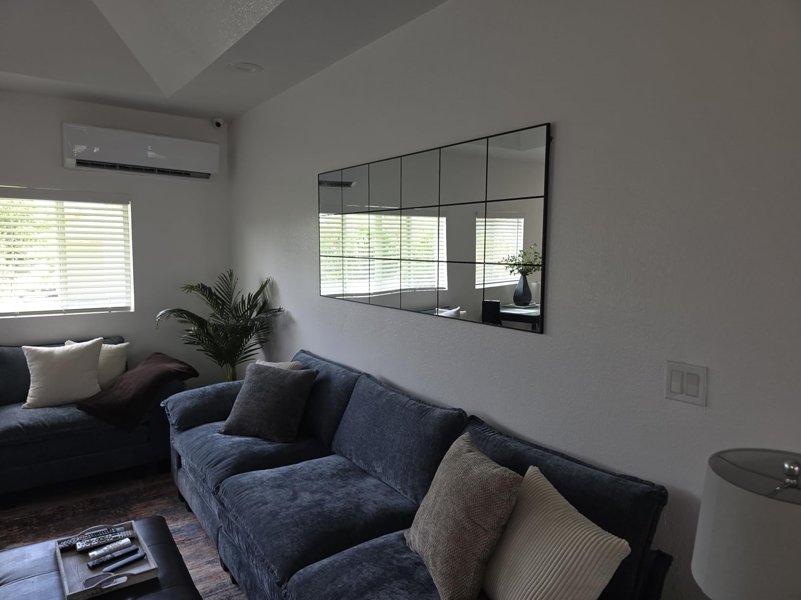 Large Window Pane Full Length Mirror for Wall, 30