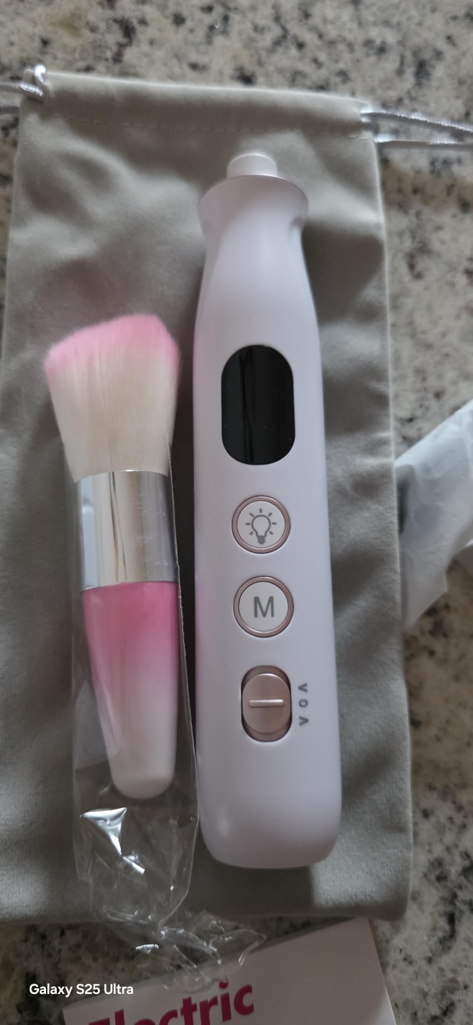 Professional Nail Drill Kit: Electric Nail File with LCD & Lamp, Long-Lasting Thick Toenail Grinder, Rechargeable & Cordless Toe Nail Tools for Women & Men Manicure and Pedicure Gifts customer photo 2