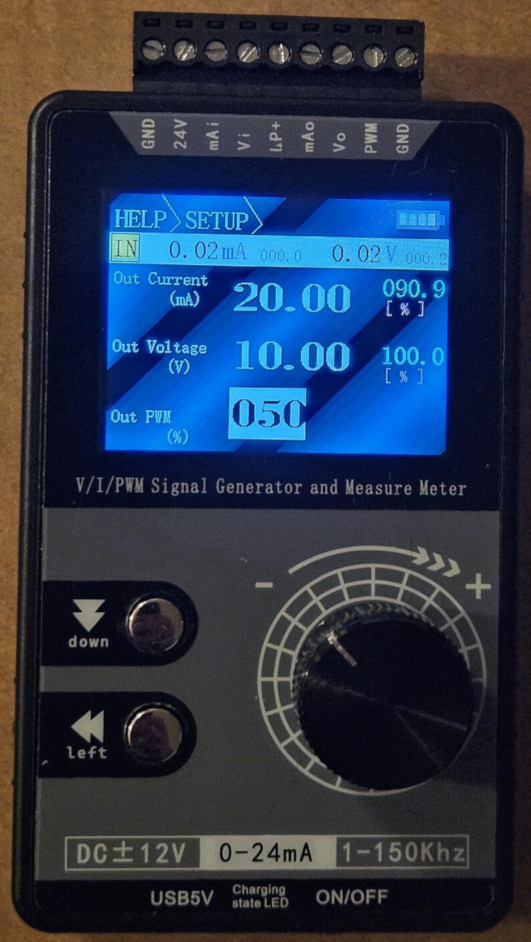 Adjustable Signal Generator 4-20mA 0-12v DC Voltage Current Analog Simulator PWM Pulse 1-150kHz High Precision Short Circuit Protection For PLC Controller Panel LED Testing Calibration customer photo 2