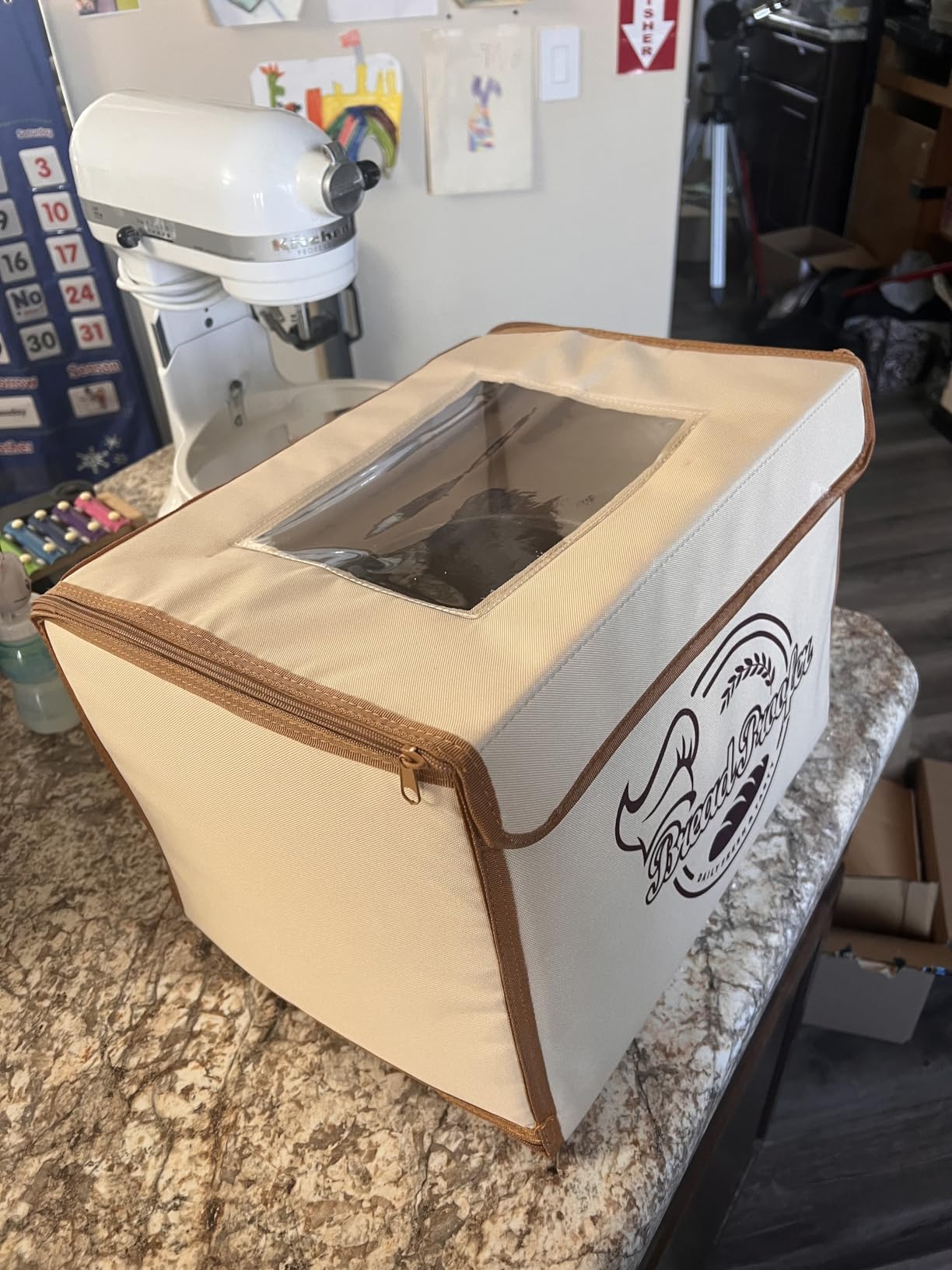 Folding Bread Proofing Box with Digital Temp Controller & 99H Timer and Metal Rack Multi-tier Insulated Collapsible Proofers for Sourdough, Pizza, Bread Baking, Yogurt, Kombucha customer photo 1