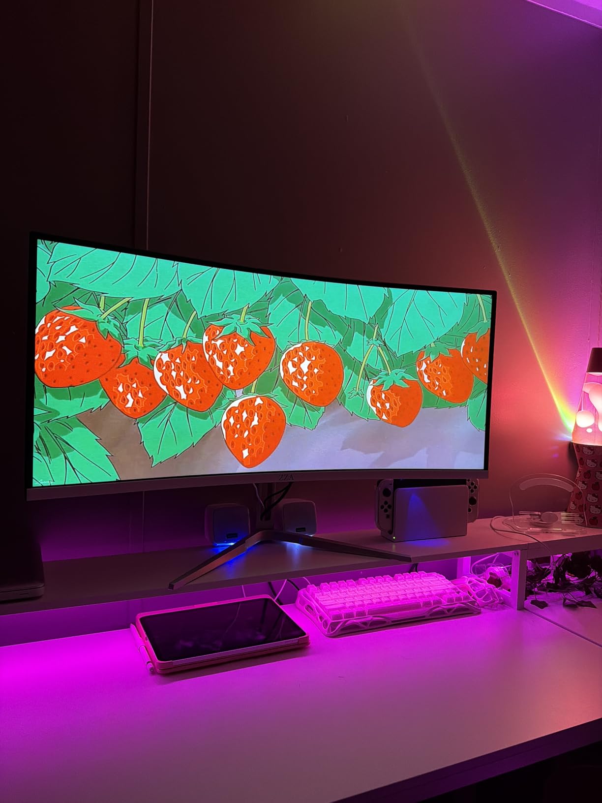 ZZA Computer Monitor 32 Inch Gaming Monitor 4K UHD (3840x2160p) Ultra-Clear IPS Screen, 100% sRGB, HDR10, 178° Viewing Angle, Display Port/HDMI, Compatible with Wall mounting 75x75MM customer photo 2