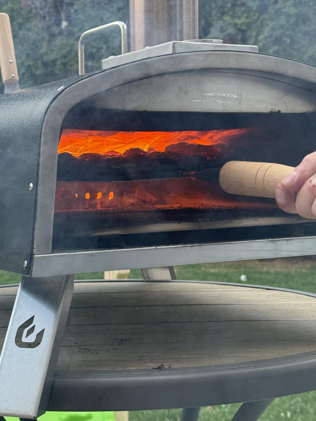 VEVOR Dual Fuel Outdoor Pizza Oven, 12