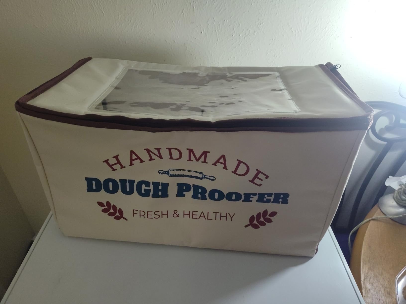 Bread Proofing Box with Heater, 50-130℉ Constant Temp Dough Proofer, 3-Sided Heating & 24H Timer, Foldable Fermentation Box for Sourdough Starter, Pizza Dough, Yogurt customer photo 2