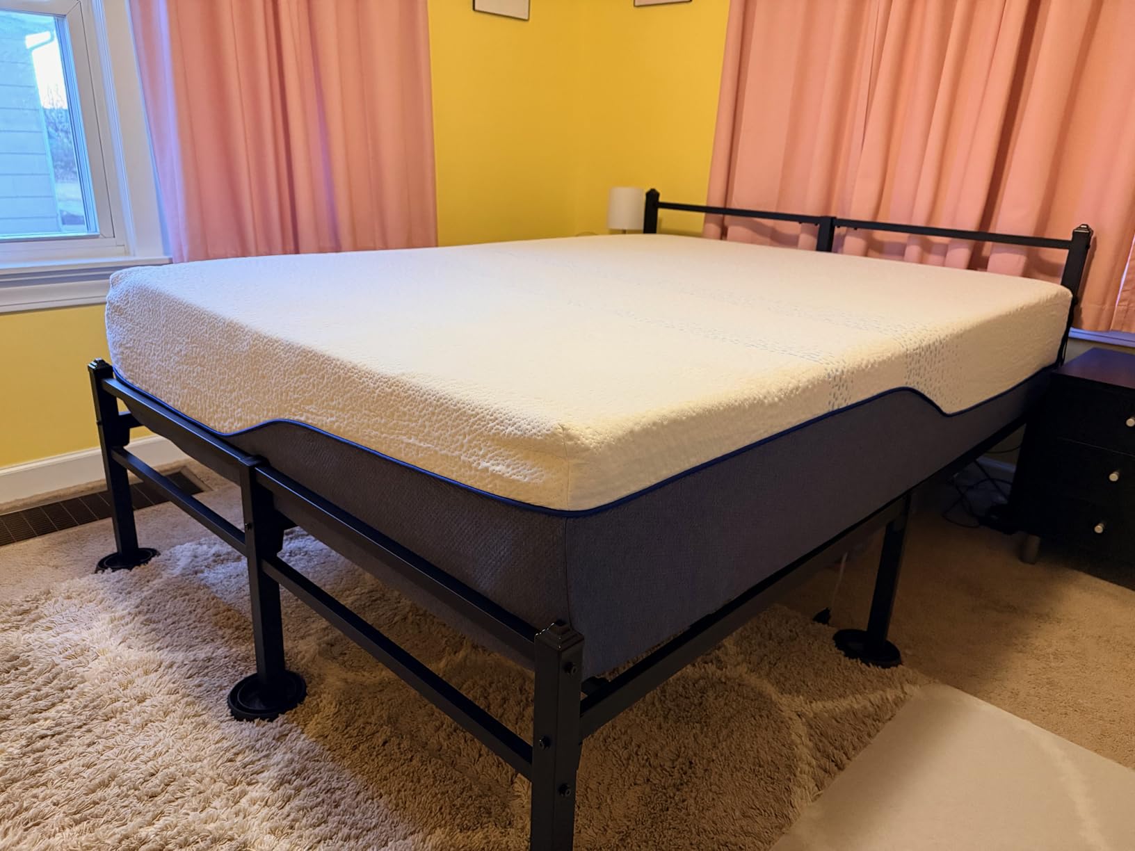 EGOHOME 6 Inch Twin Mattress for Kids, Gel Memory Foam with Charcoal, Fiberglass Free, CertiPUR-US Certified, Temperature-Regulating, Washable Cover, Medium Firm, Bed in a Box, 75