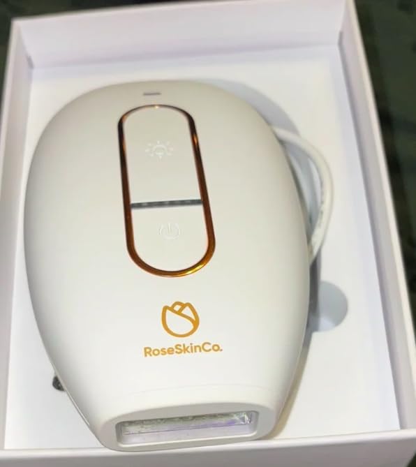 RoseSkinCo Lumi IPL Laser Hair Removal Device, At Home Permanent Hair Reduction, Rose/Gold customer photo 1