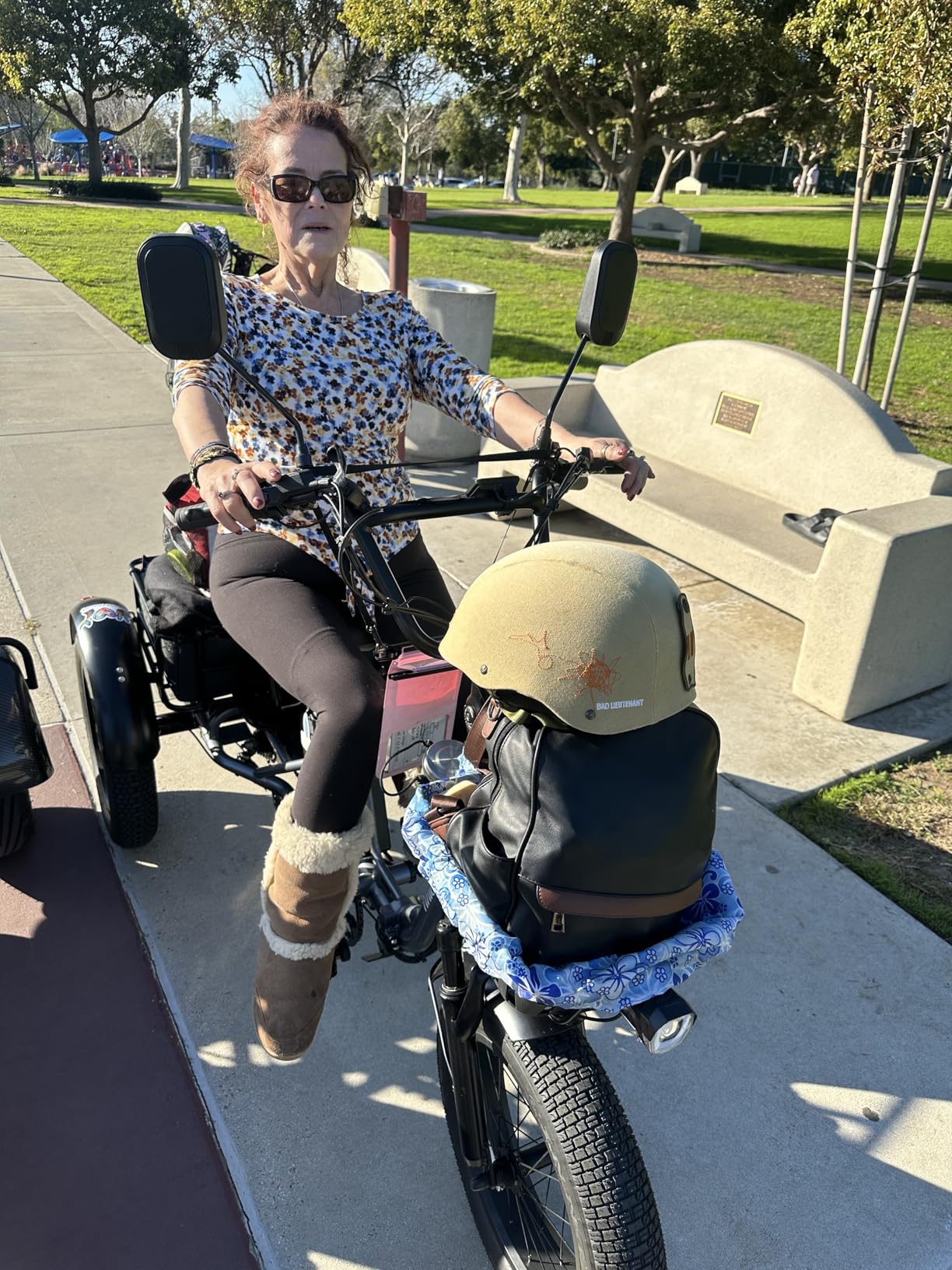 Folding Electric Tricycle for Adults 2 Seater, 20MPH 100 Miles 4