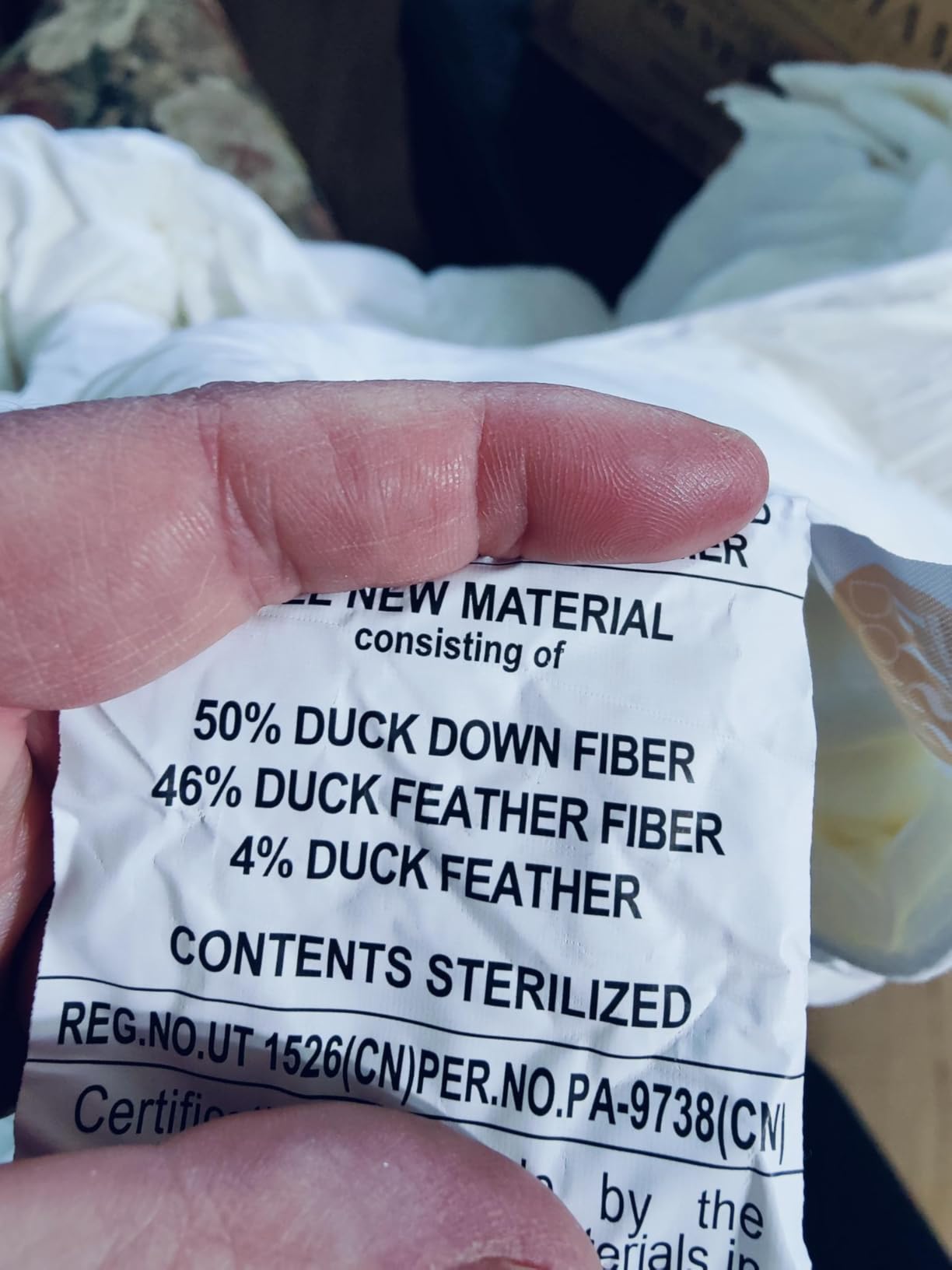 Beckham Hotel Collection Feather Down Comforter - All Season Duvet Insert with Baffle Box Construction, 400 Thread Count Cotton Blend, Responsibly Sourced Down, King/Cal King customer photo 1