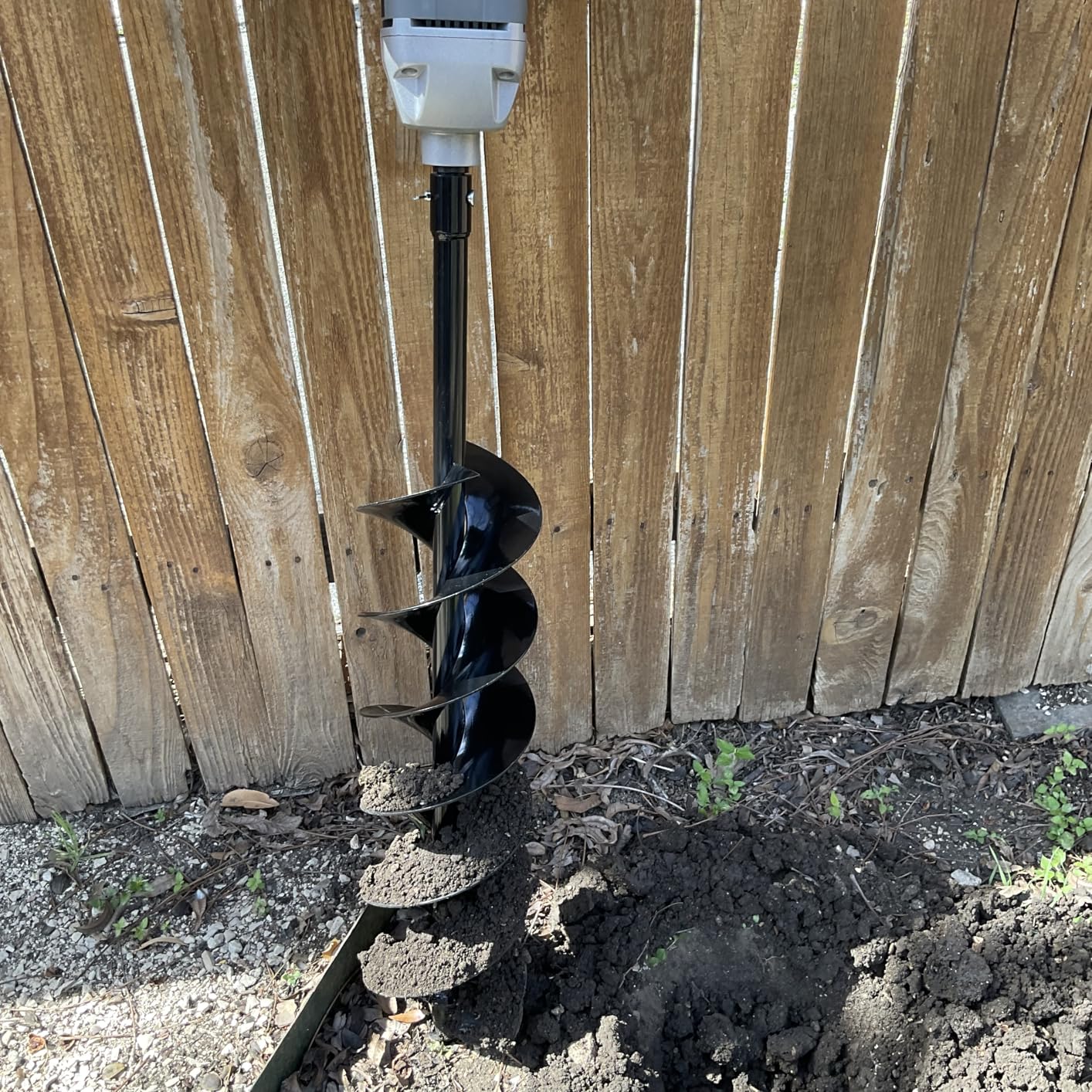 BLUEMARS Earth Auger, 40V Brushless Cordless Post Hole Digger with 6