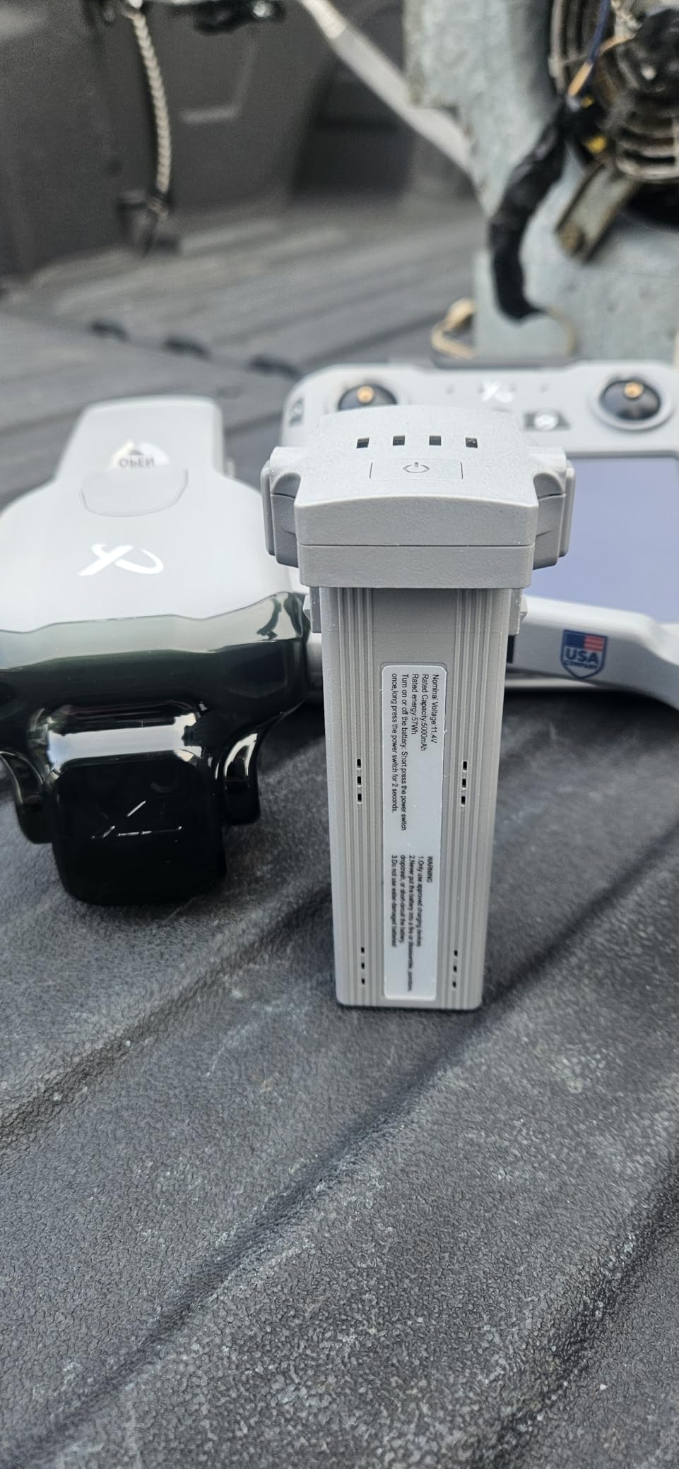 Inc Volo X EZ AI Spare Battery, 11.4V 5000mAh 57Wh, Replacement Battery for Volo X Drone, Up to 45 Minutes Flight Time customer photo 1