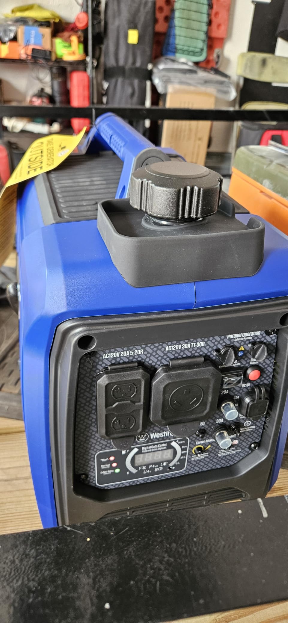 Westinghouse 2800 Peak Watt Super Quiet & Lightweight Dual Fuel Portable Inverter Generator, Gas & Propane Powered, CO Sensor, Parallel Capable, Long Run Time customer photo 1