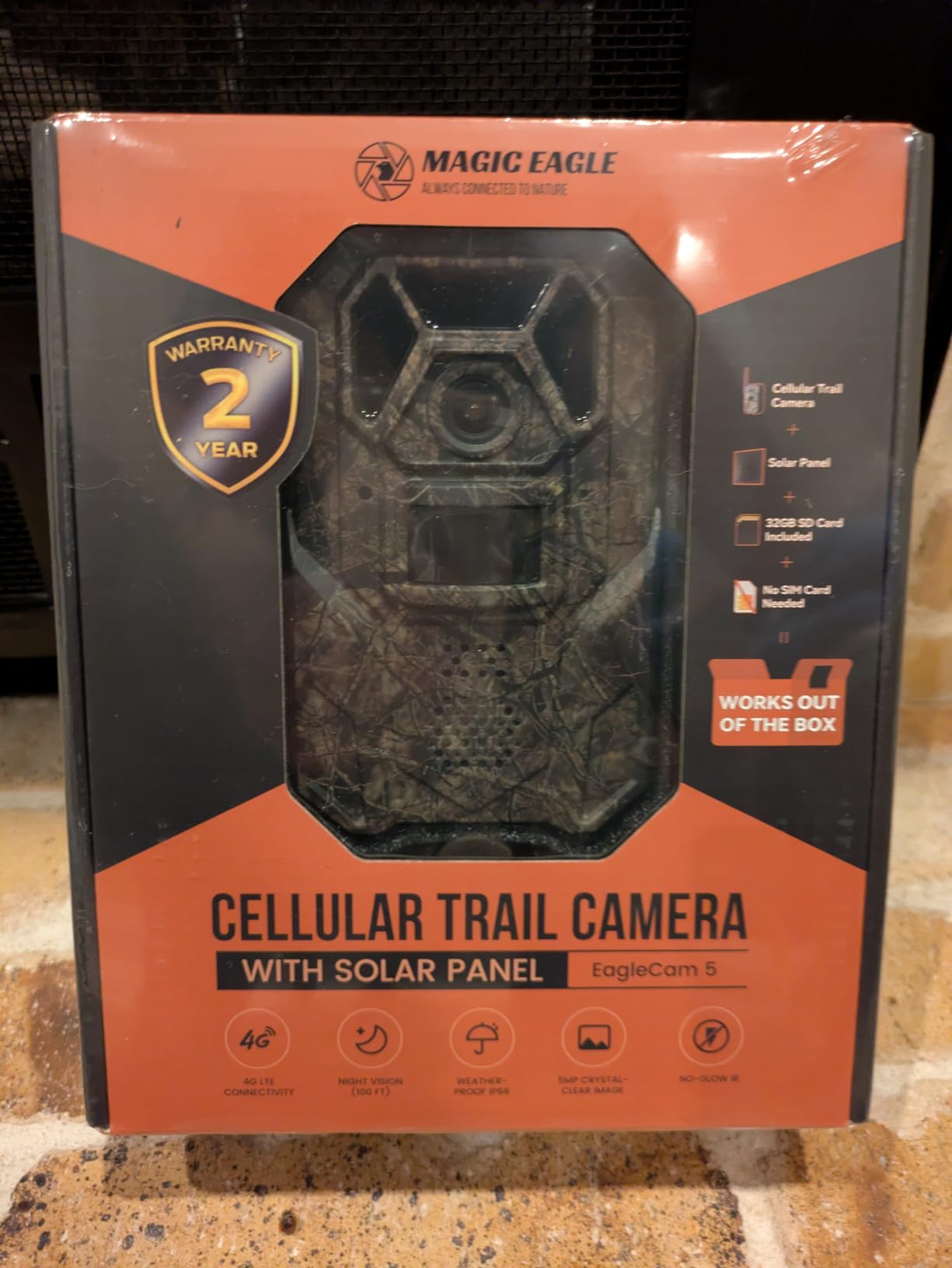 MagicEagle Cellular Trail Camera 4G Wild Game Cameras 13,000 mAh Battery Solar Panel 2K Audible Video No-Glow IR Night Vision IP66 Waterproof for Wildlife Deer Monitoring customer photo 1