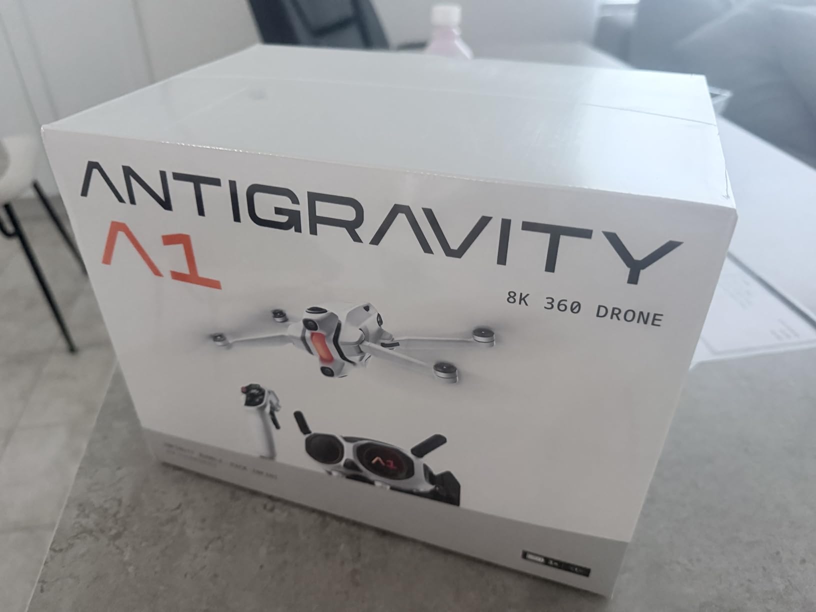 Antigravity A1 Explorer Bundle (3 Batteries) - 8K 360 Drone for Immersive Flight, Point-to-Fly Motion Control, Obstacle Avoidance, 249g & Foldable, Deep Track, Auto Return, 10km Range, Auto Edit customer photo 1