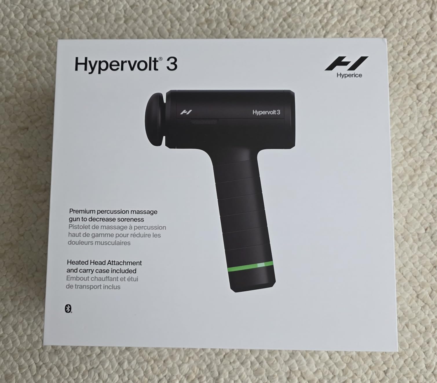 Hyperice Hypervolt 3 - QuietGlide Technology Handheld Percussion Massage Gun customer photo 2