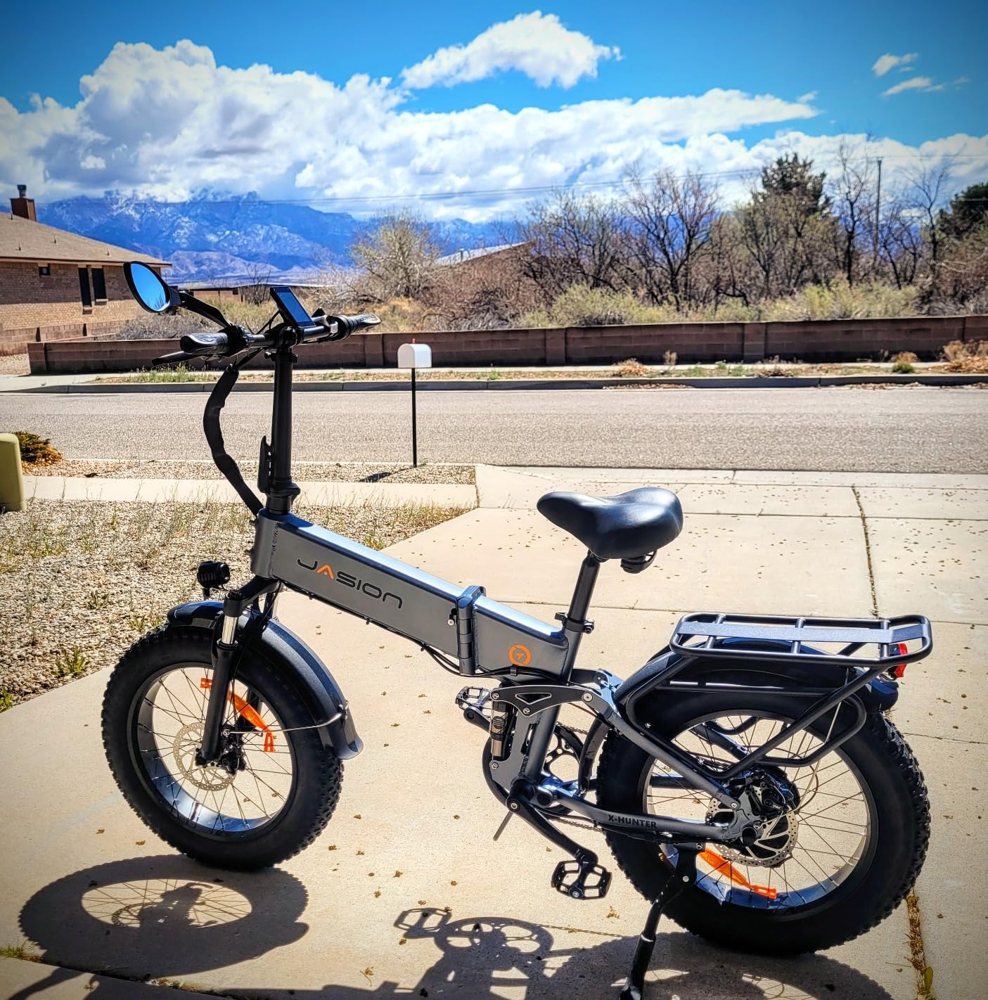 Jasion X Hunter PRO Electric Bike for Adults, 1800W Peak 20'' Fat Tire Foldable E Bikes, Folding Ebike Up to 80 Miles Range 30 MPH, 720 WH Removable Battery, Certified by UL2849, X Hunter Upgrade customer photo 2