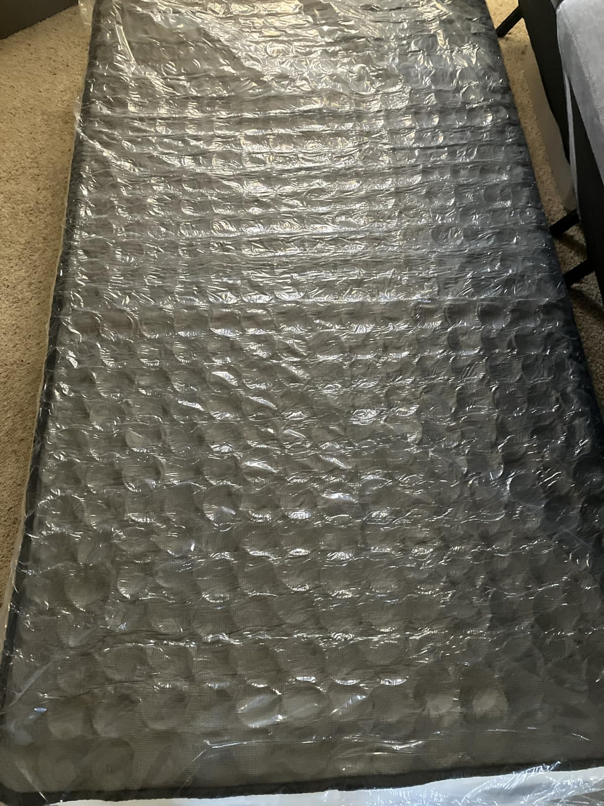 Aura-Pro Queen Size Cooling Gel Memory Foam Mattress with Pocket Coils, 12 Inch Medium Firm Hybrid Mattress in a Box for Back Neck Enhanced Pain Relief, 1001-Night Trial, Fiberglass-Free customer photo 2