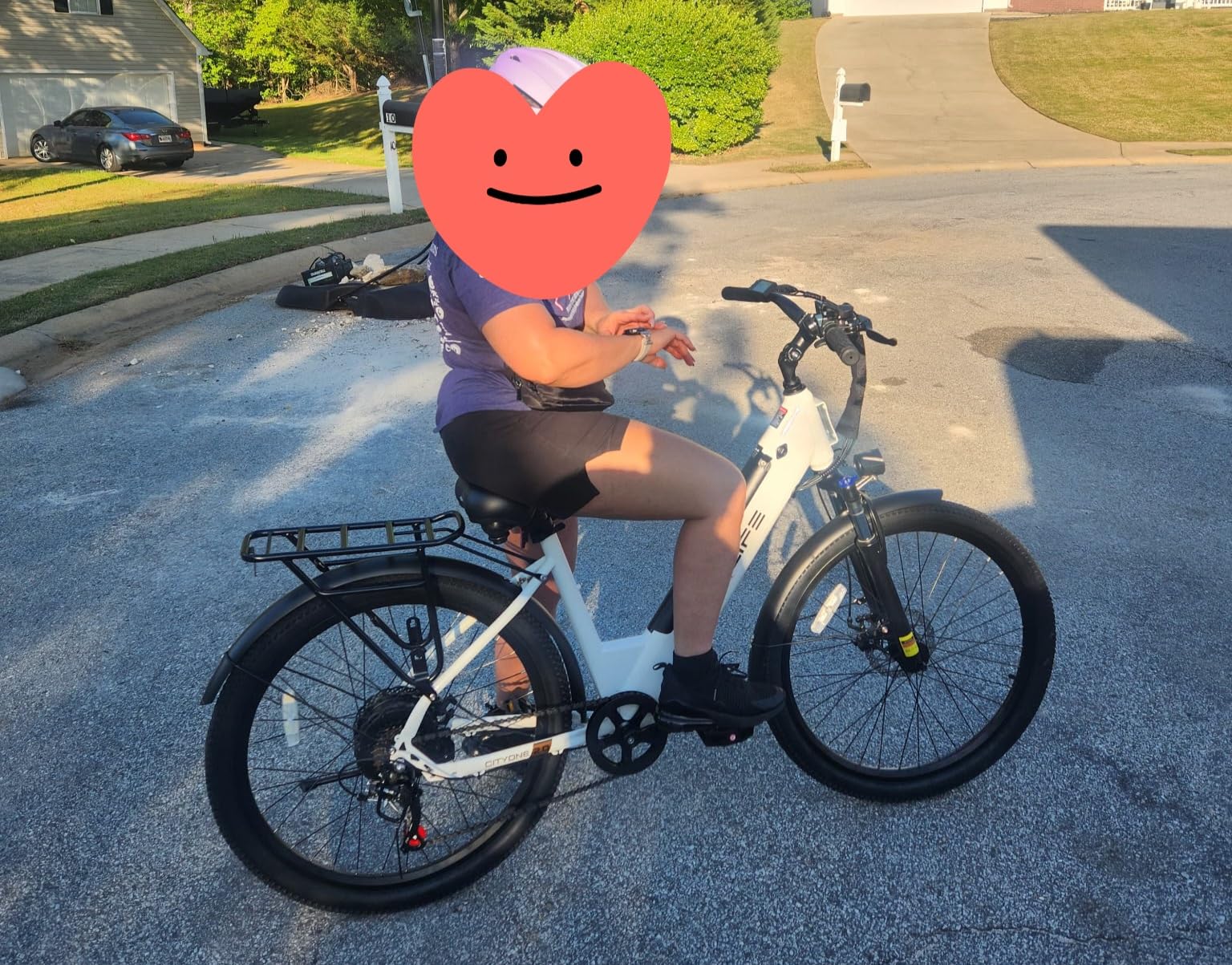 Qlife Cityone 2.0 Electric Bike for Adults, Up to 65Miles, 28MPH, 1200W Peak Motor 26
