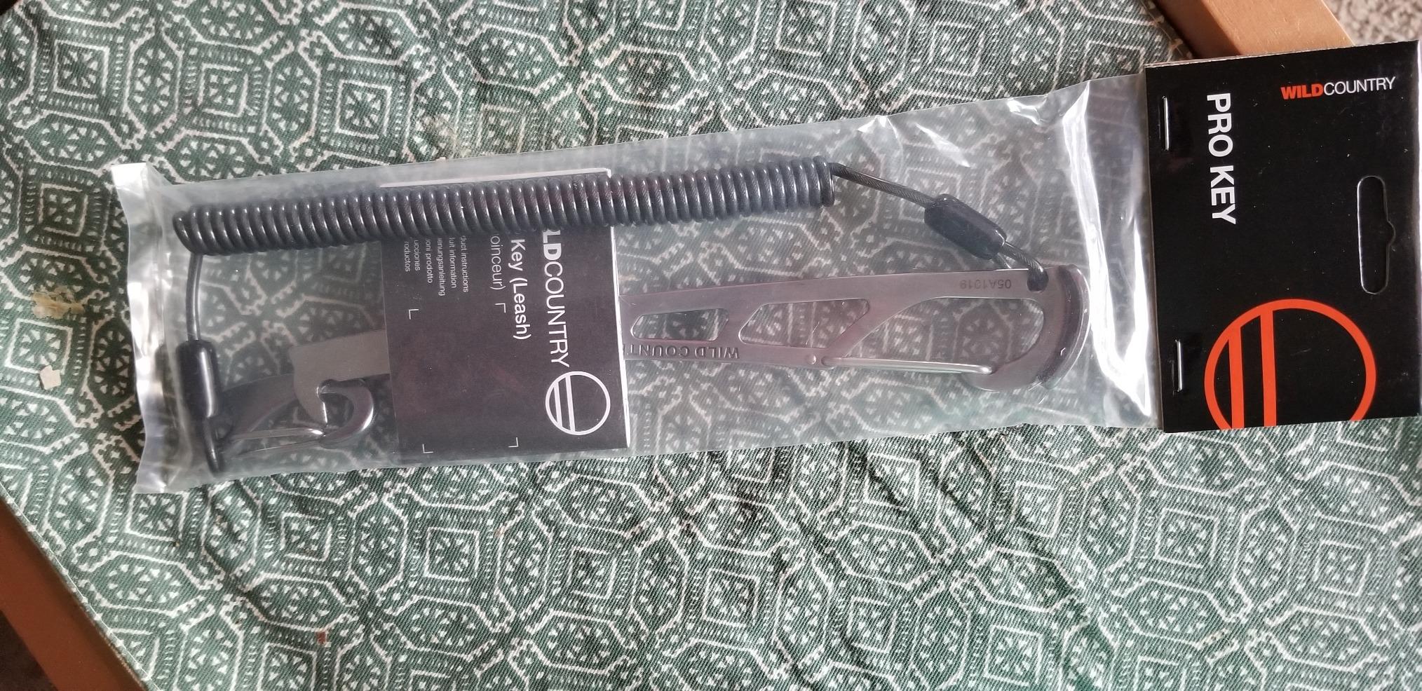 Wild Country Pro Key with Leash - Lightweight Rock Climbing Nut Tool - Silver - One Size customer photo 2