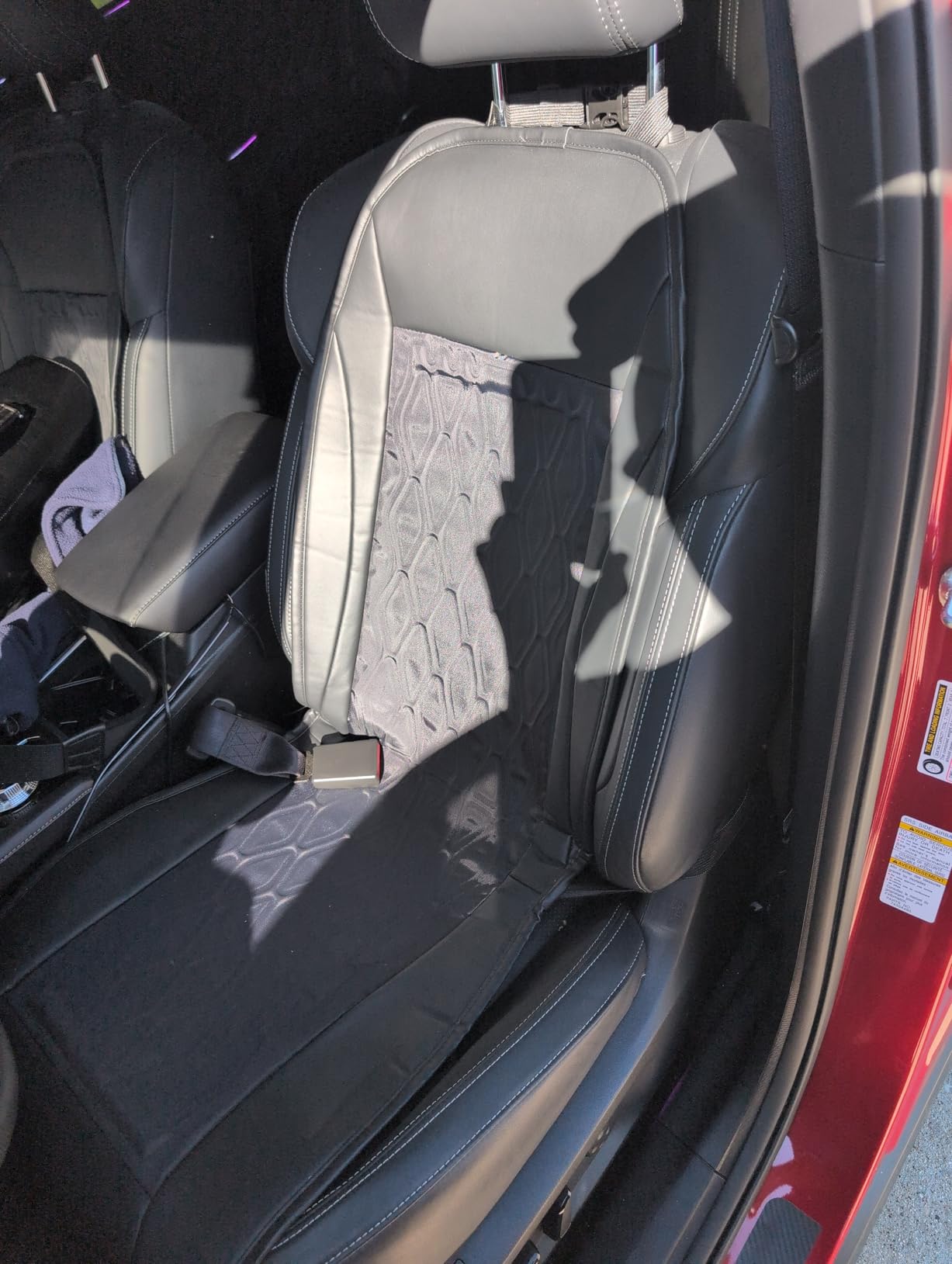 Liquid Cooling Car Seat Cover Front Seat, Air Conditioned Cooling Seat Cooler (Not Fan), Cooling Seat Cushion for Cars with 3 Modes, Quiet, Works Without A/C, Fits Car SUV Truck, Classic Black customer photo 1