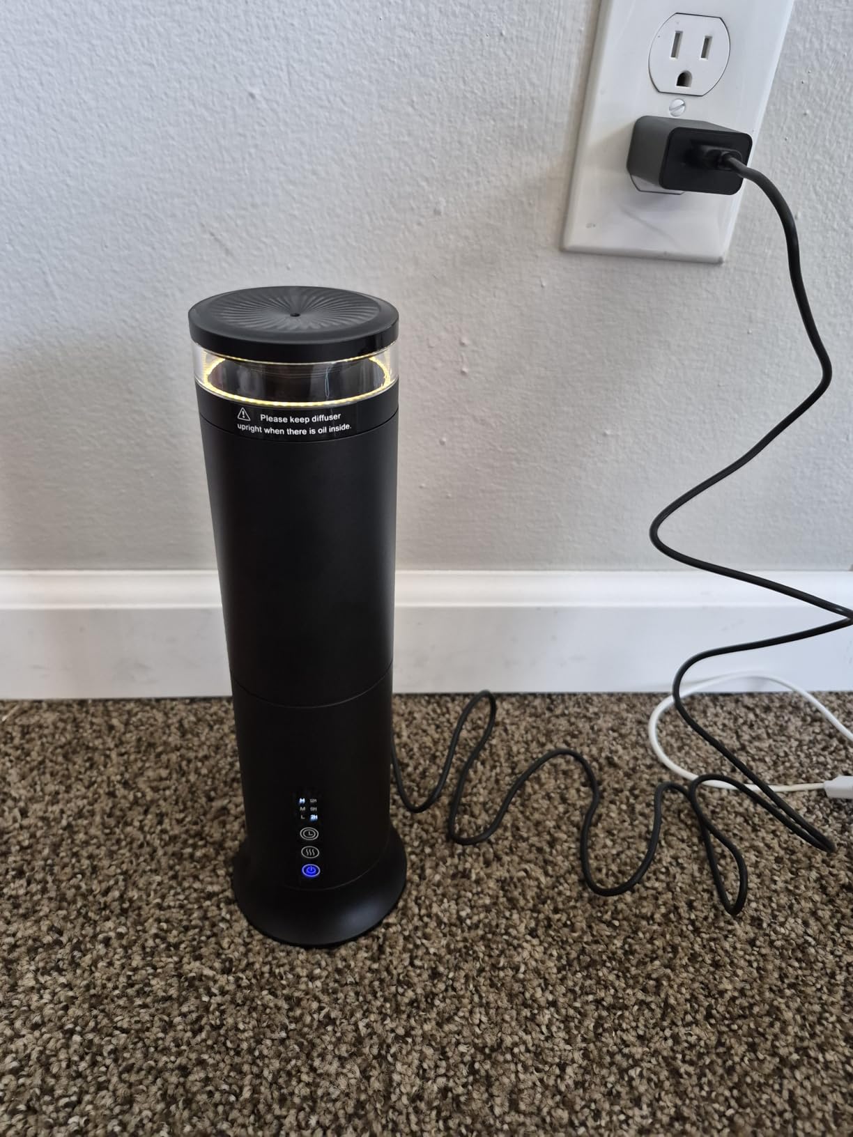 XEITIN Waterless Diffuser with 5 Hotel-inspired Scent Oil - Cold Air Diffuser Up to 2000 Sq.ft for Large Home Office Hotel and Spa, Remote & Panel Control, 4 Timer 3 Scent Intensity Models, 3.4 fl oz customer photo 1