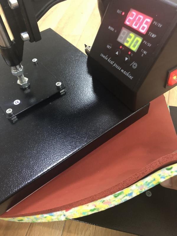 Seeutek 8 in 1 Heat Press Machine 15x15 Inch, Swing Away Digital Sublimation Heat Transfer Press with 20oz & 30oz Tumbler Attachments for T-Shirts, Mugs, Hats & Plates, Lavender customer photo 1