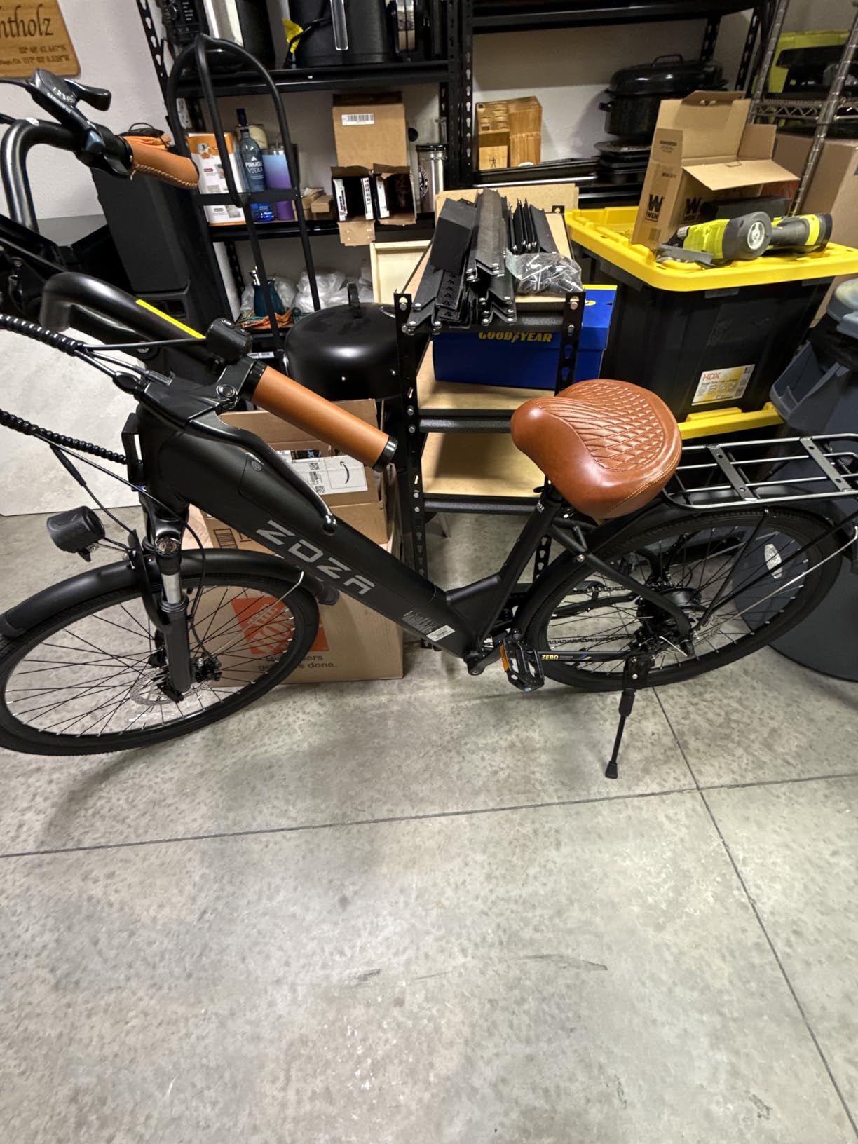 ZDZA Electric Bike for Adults, 1000W Peak Motor, 60 Miles 22Mph Electric Bike, 26
