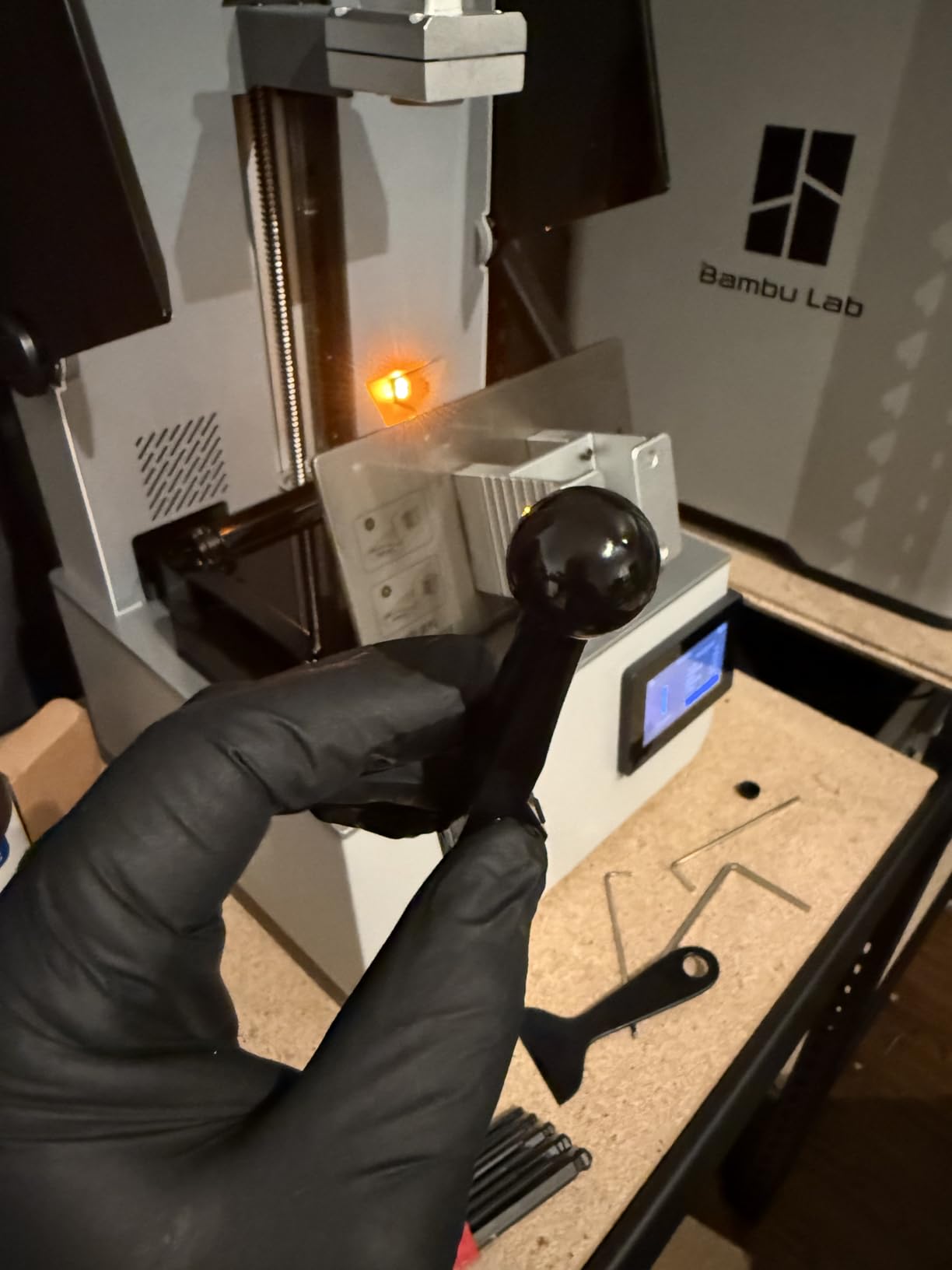 ANYCUBIC Photon P1 Resin 3D Printer, Stability Ball Screw, 14K Precision and LighTurbo 4.0, Large Build Size 8.78x4.96x9.05in customer photo 1