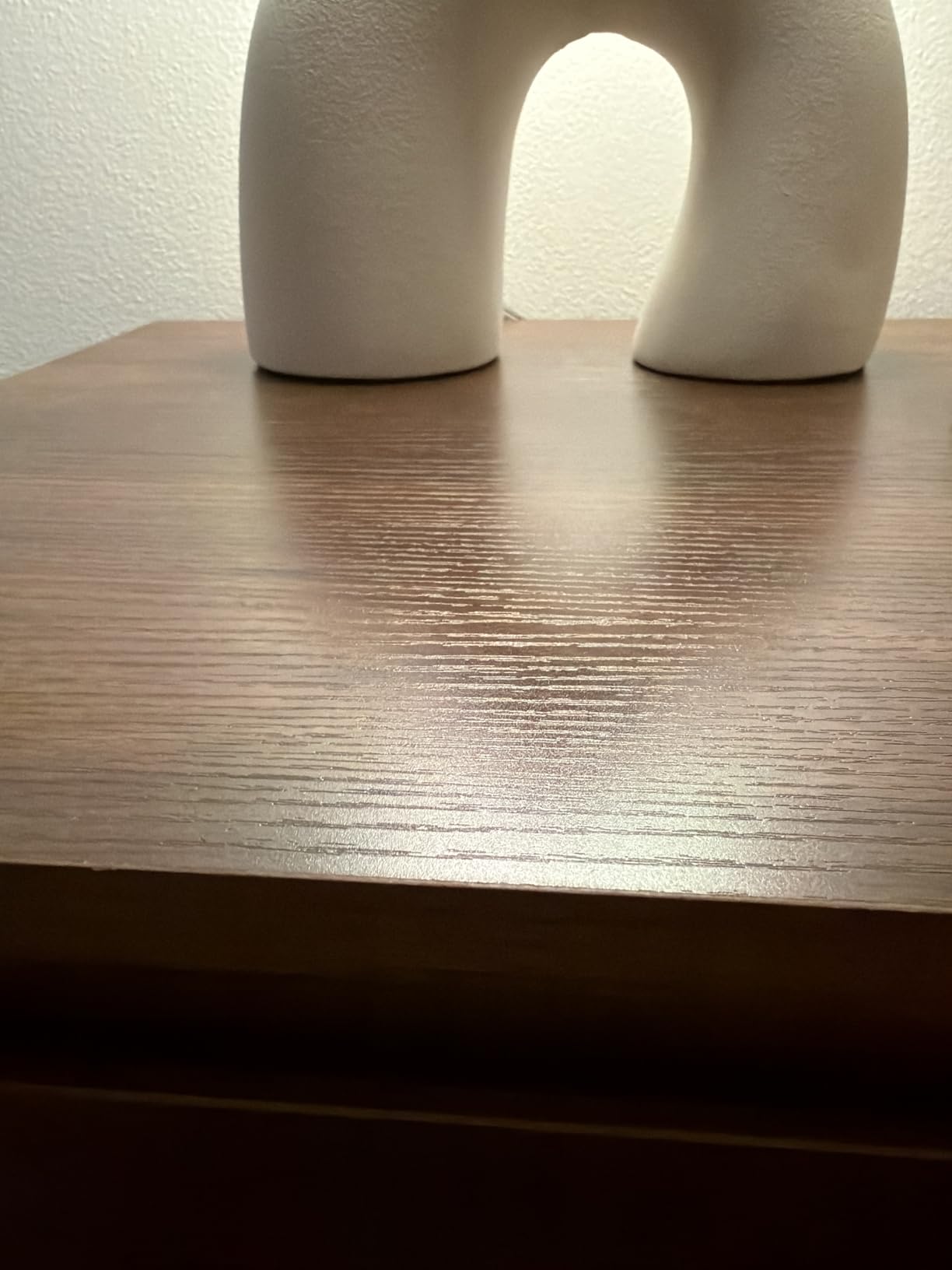 MAISONARIA Walnut Nightstands Set of 2, Mid Century Modern Bedside Table with Hidden Handles and Wood Legs, Wooden End Table with 2 Drawers for Bedroom customer photo 2