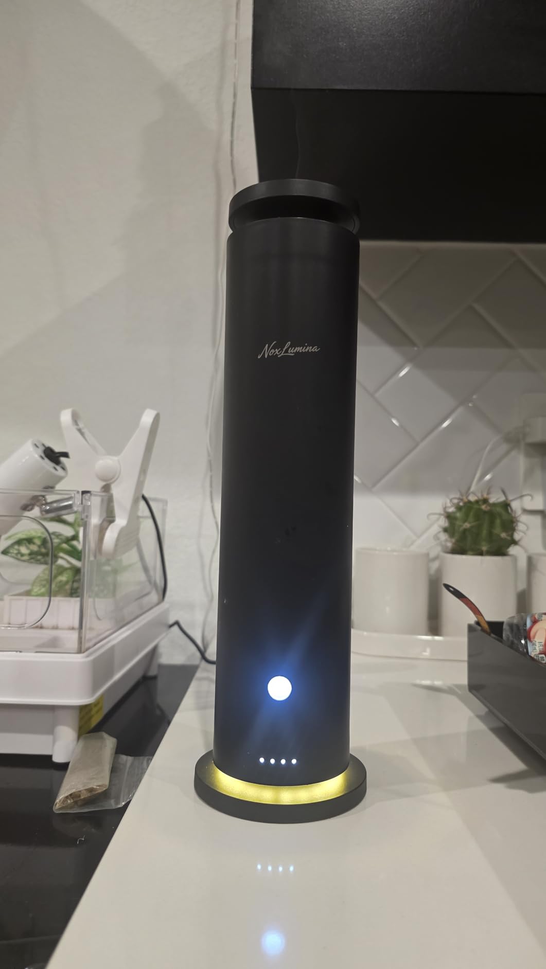 Waterless Scent Diffuser Starter Kit with 5 Essential Oils, Luxury Hotel-Class 1500 Sq Ft Cover Aromatherapy Diffuser Oil Machine, 6 Mist 4.06Oz Air Diffusers for Home Large Room Hotel SPA customer photo 2