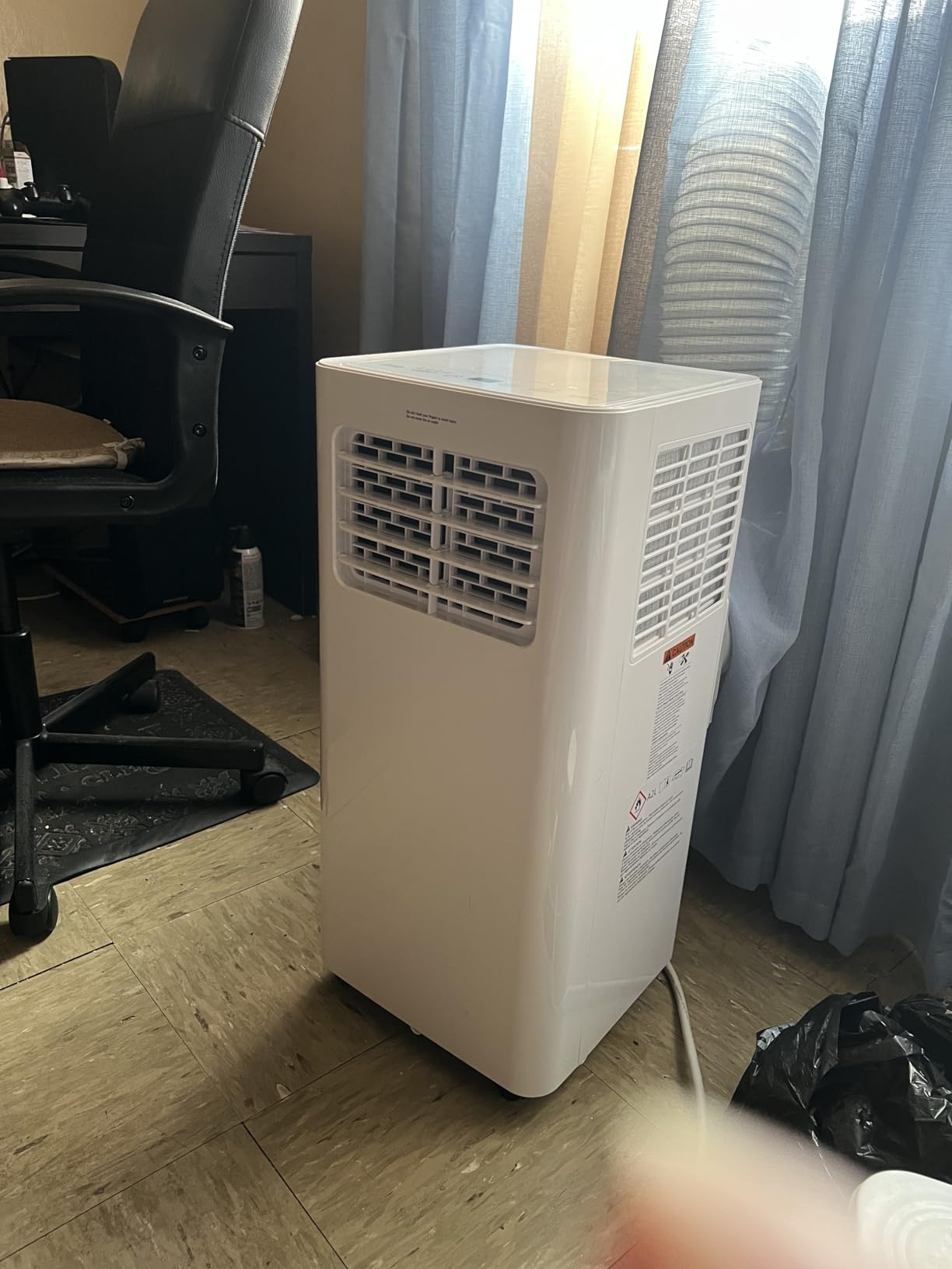 EUHOMY Portable Air Conditioners 12,000 BTU, 5-in-1 Portable AC Unit Up to 550 Sq.Ft. for Bedroom with Cool, Heat, Fan, Dehumidifier, Sleep, AC Units with LED Remote & 24H Timer, Installation Kits customer photo 1