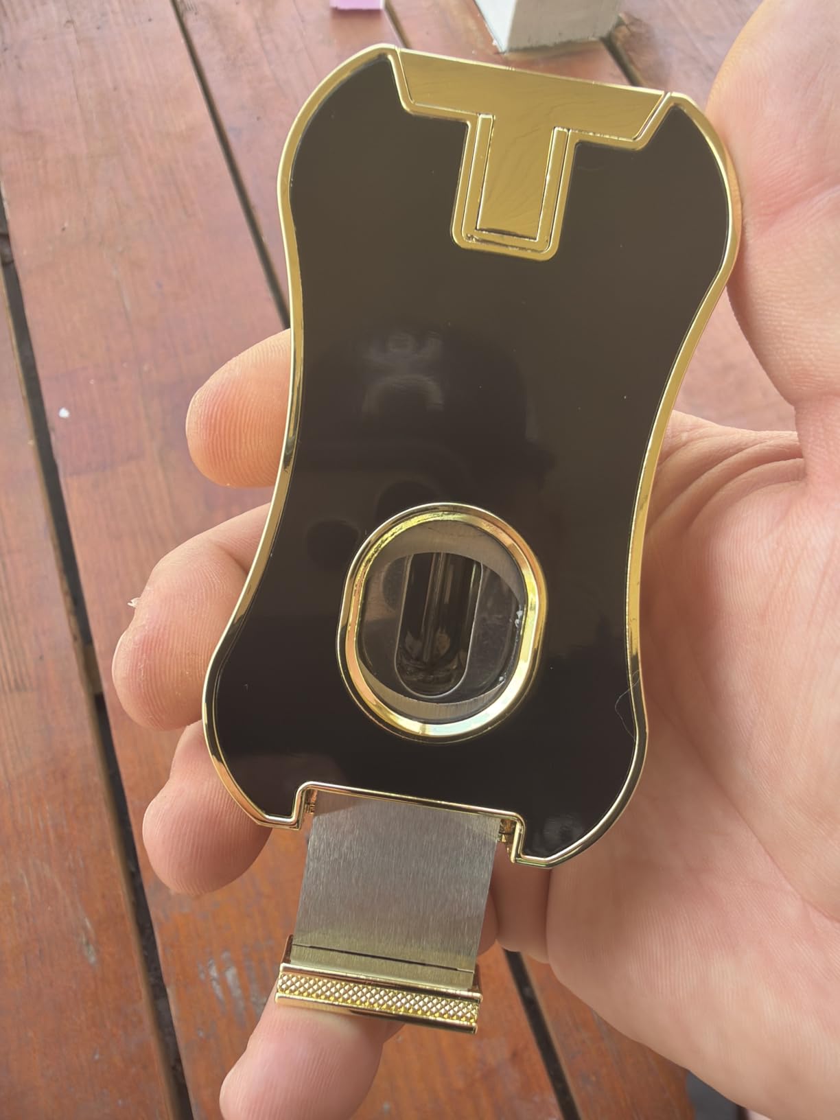 6-in-1 Butane Torch Lighter with Quad Jet Flame, Built-in Durable Cutter, Holder, Punch, Draw Enhancer, Windproof Cool Lighters, Refillable Butane Lighter with Gift Box, Gifts for Men, Candle, Travel customer photo 1