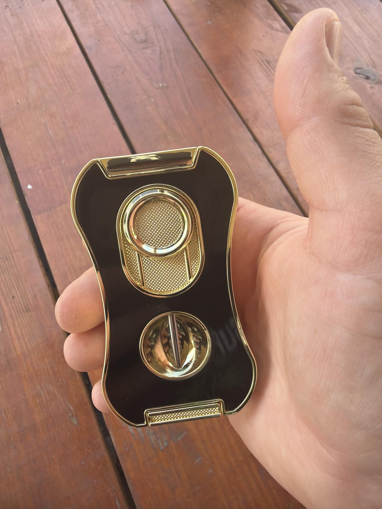 6-in-1 Butane Torch Lighter with Quad Jet Flame, Built-in Durable Cutter, Holder, Punch, Draw Enhancer, Windproof Cool Lighters, Refillable Butane Lighter with Gift Box, Gifts for Men, Candle, Travel customer photo 2