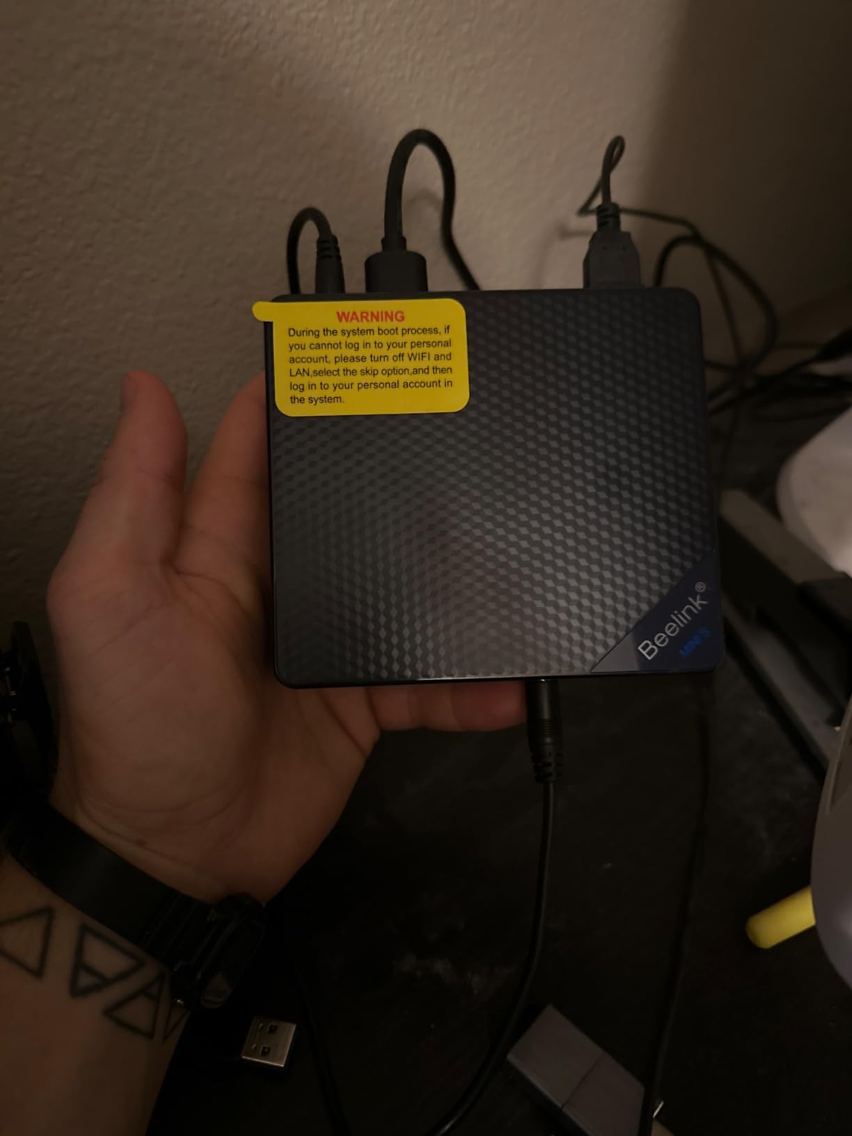 Beelink Me Pro Mini PC NAS, Intel N150 CPU, 16GB LPDDR5, 1TB SSD, 3*M.2 PCIe3.0 SSD Slots + 2*HDD Bays(MAX 72TB), 5G + 2.5G Dual LAN/WiFi6/BT5.4, 4K Media Library, Private Cloud, Soft Router customer photo 1