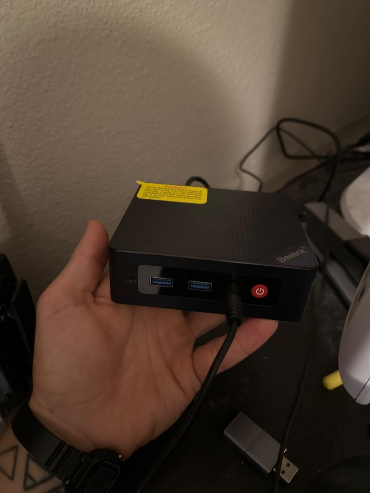 Beelink Me Pro Mini PC NAS, Intel N150 CPU, 16GB LPDDR5, 1TB SSD, 3*M.2 PCIe3.0 SSD Slots + 2*HDD Bays(MAX 72TB), 5G + 2.5G Dual LAN/WiFi6/BT5.4, 4K Media Library, Private Cloud, Soft Router customer photo 2